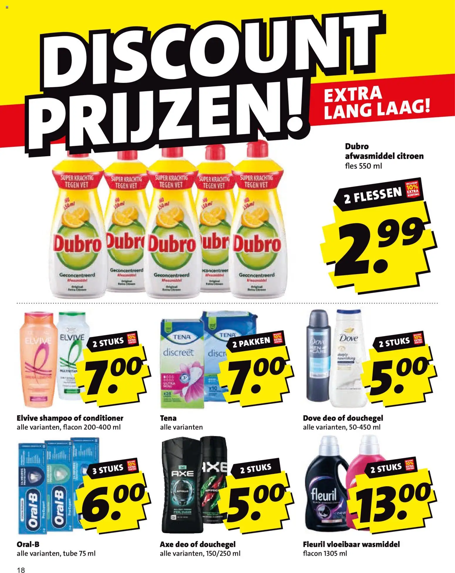 {H1} | Pagina: 18 | Producten: Citroen, Afwasmiddel, Conditioner, Douchegel