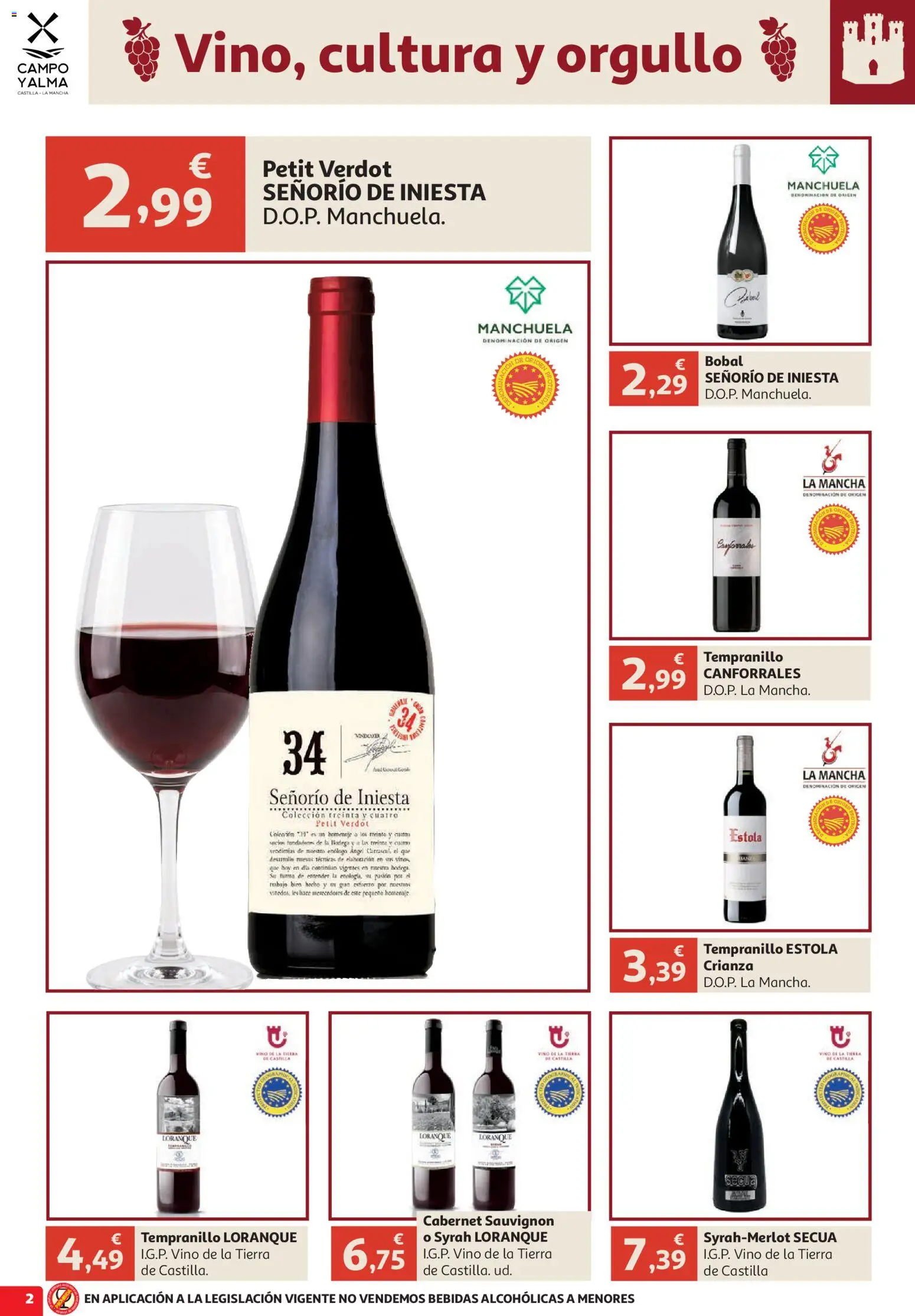 Alcampo Campo y Alma │ válido desde el 09/10/2026 | Página: 2 | Productos: Vino, Bebidas, Tierra