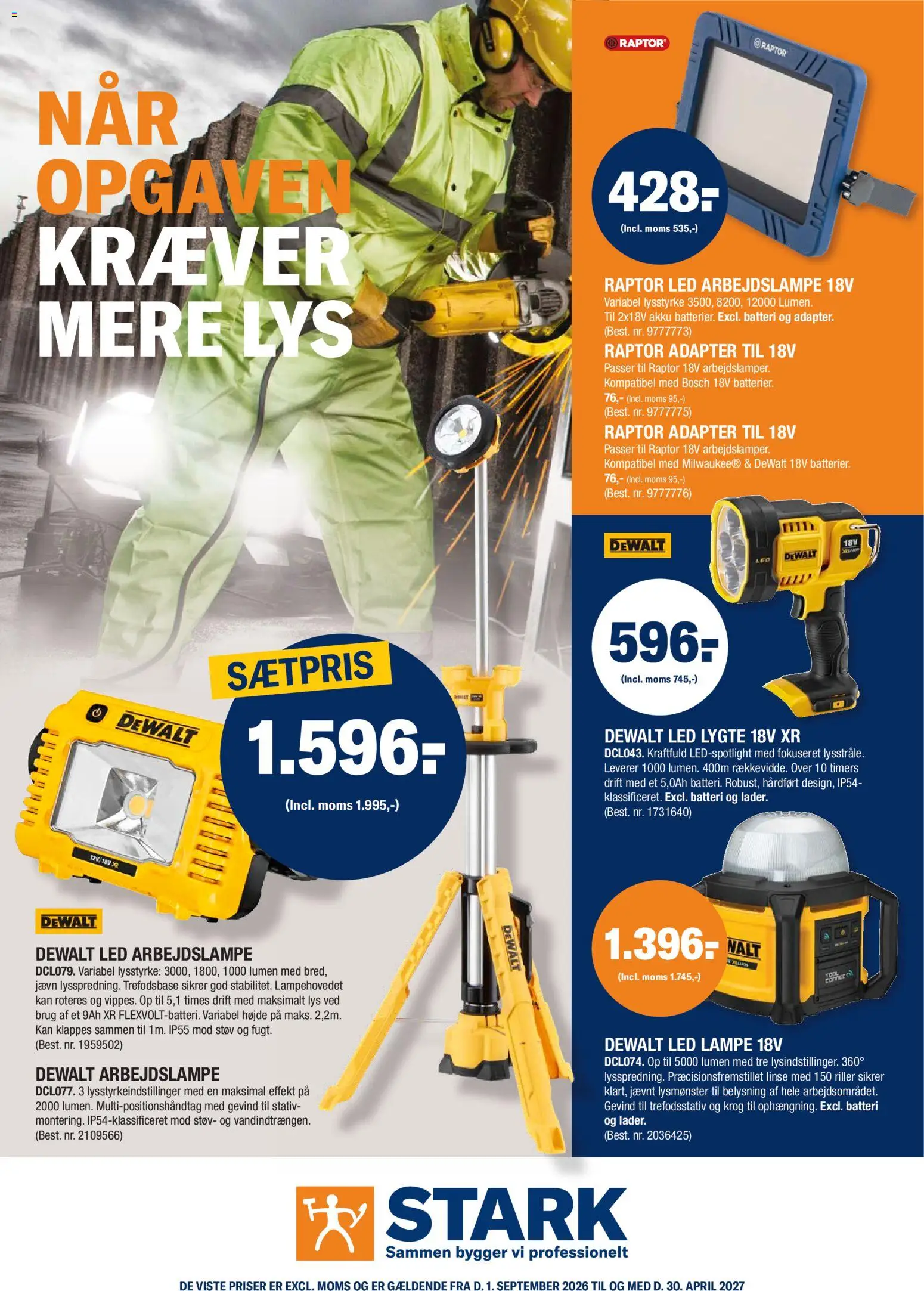Stark tilbudsavis – gyldig fra 01/09/2026 | Side: 1 | Produkter: Lampe, Batteri