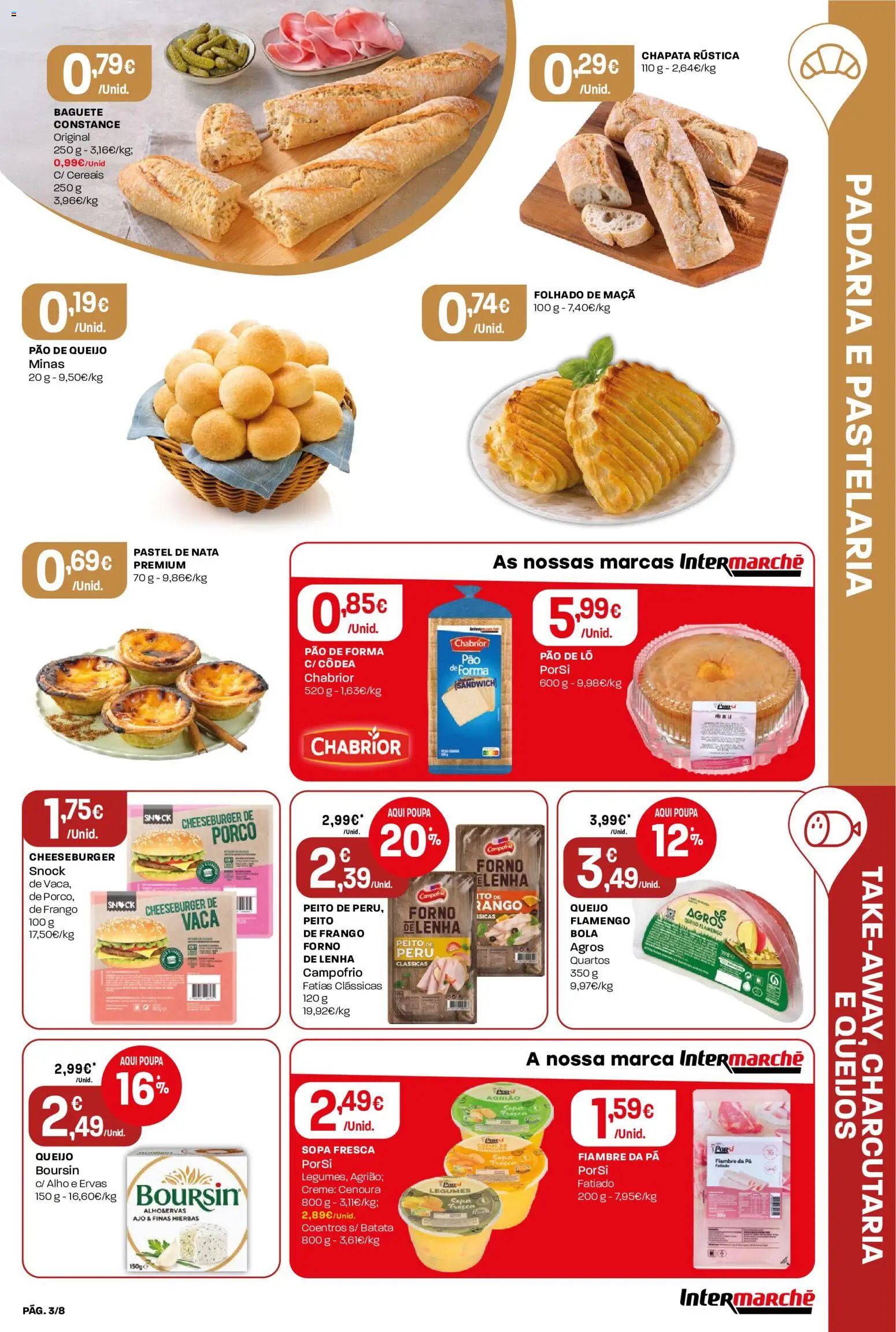 Intermarché Folheto Mini │ válido de 17/09/2026 | Página: 3 | Produtos: Pão de queijo, Queijo, Creme, Alho