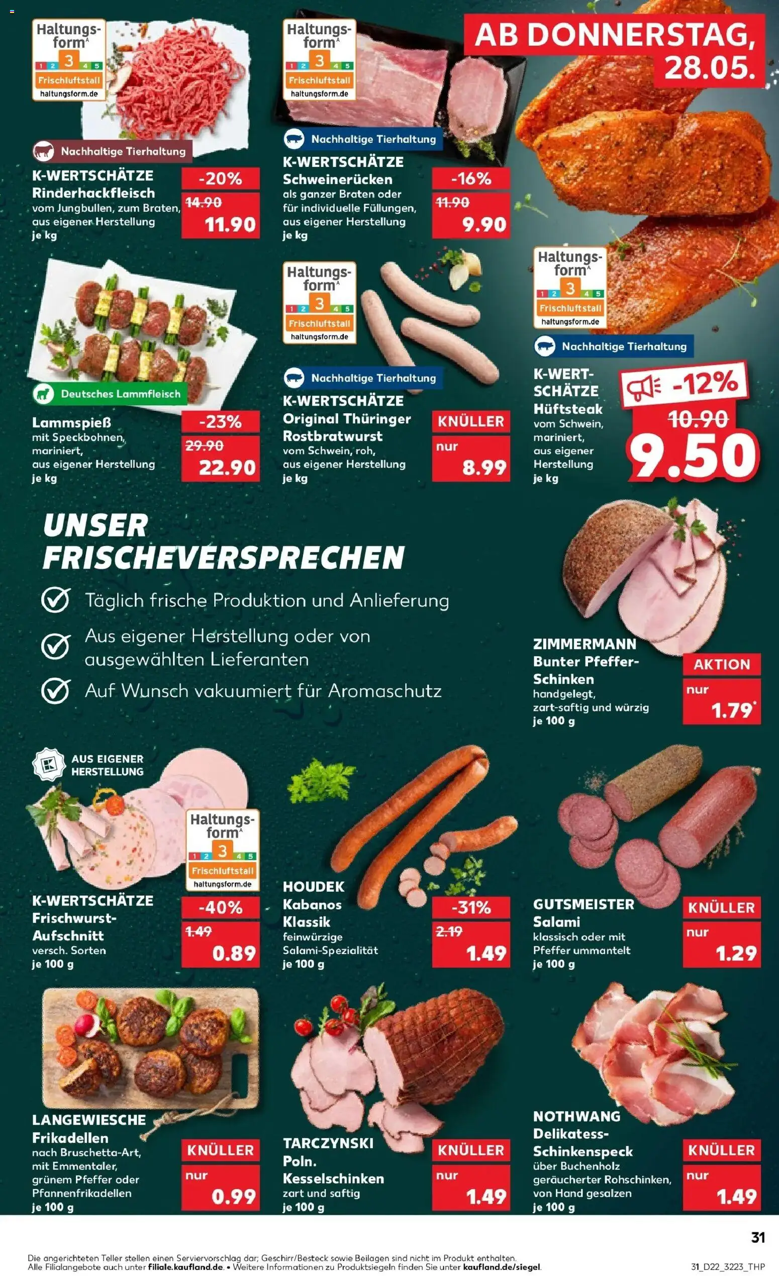 Kaufland Prospekt Bergkamen – gültig ab 26.05.2026 | Seite: 36 | Produkte: Pfeffer, Schweinerucken, Salami, Steak