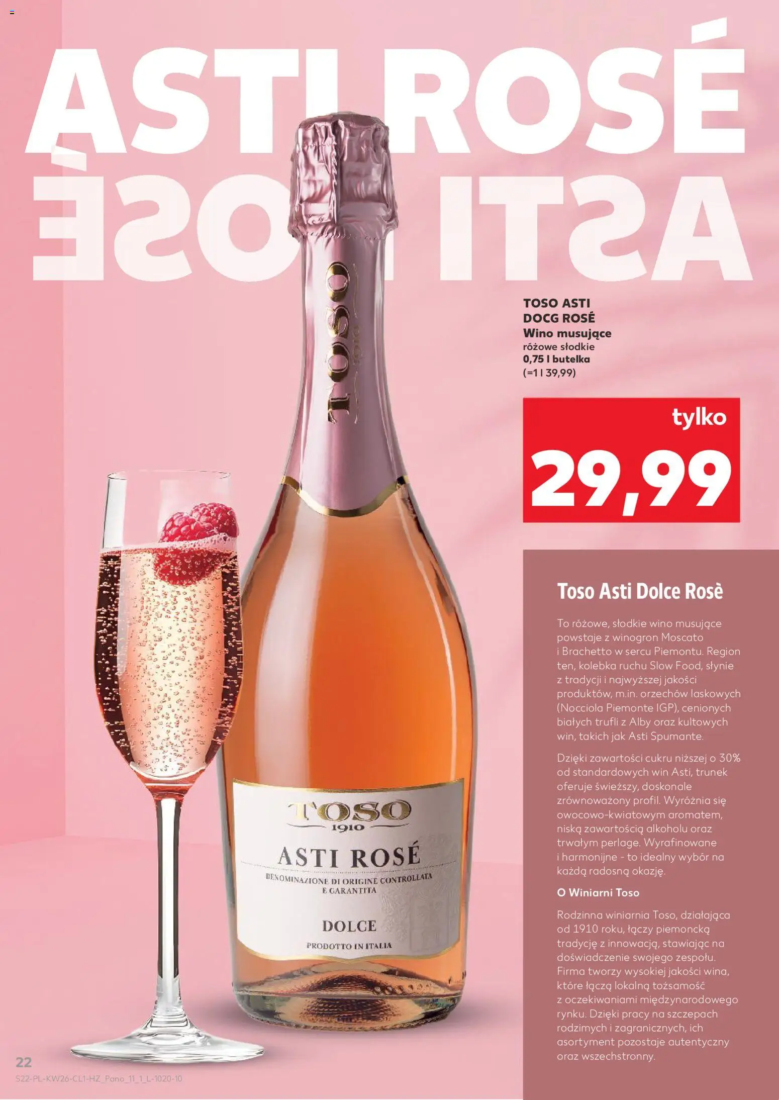 Kaufland Polsko leták - Barek od 25.06.2026 | Strana: 22 | Produkty: Moscato, Kolébka