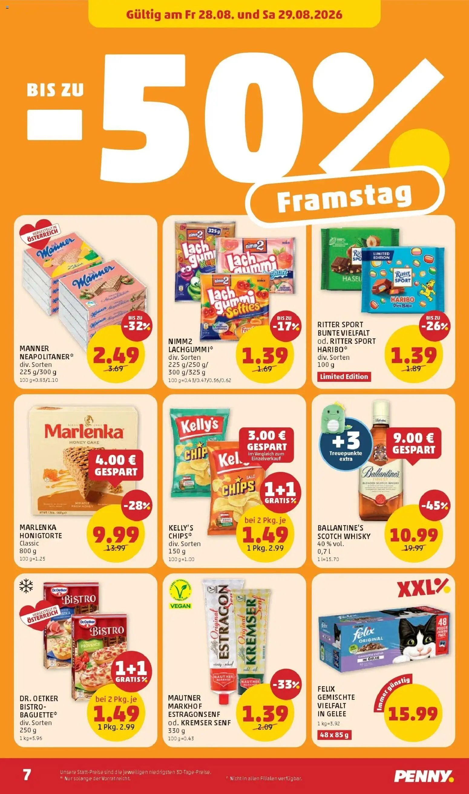 Penny Markt Die ganze Woche sparen ab (27.08.2026) - Angebote, Prospekt | Seite: 7