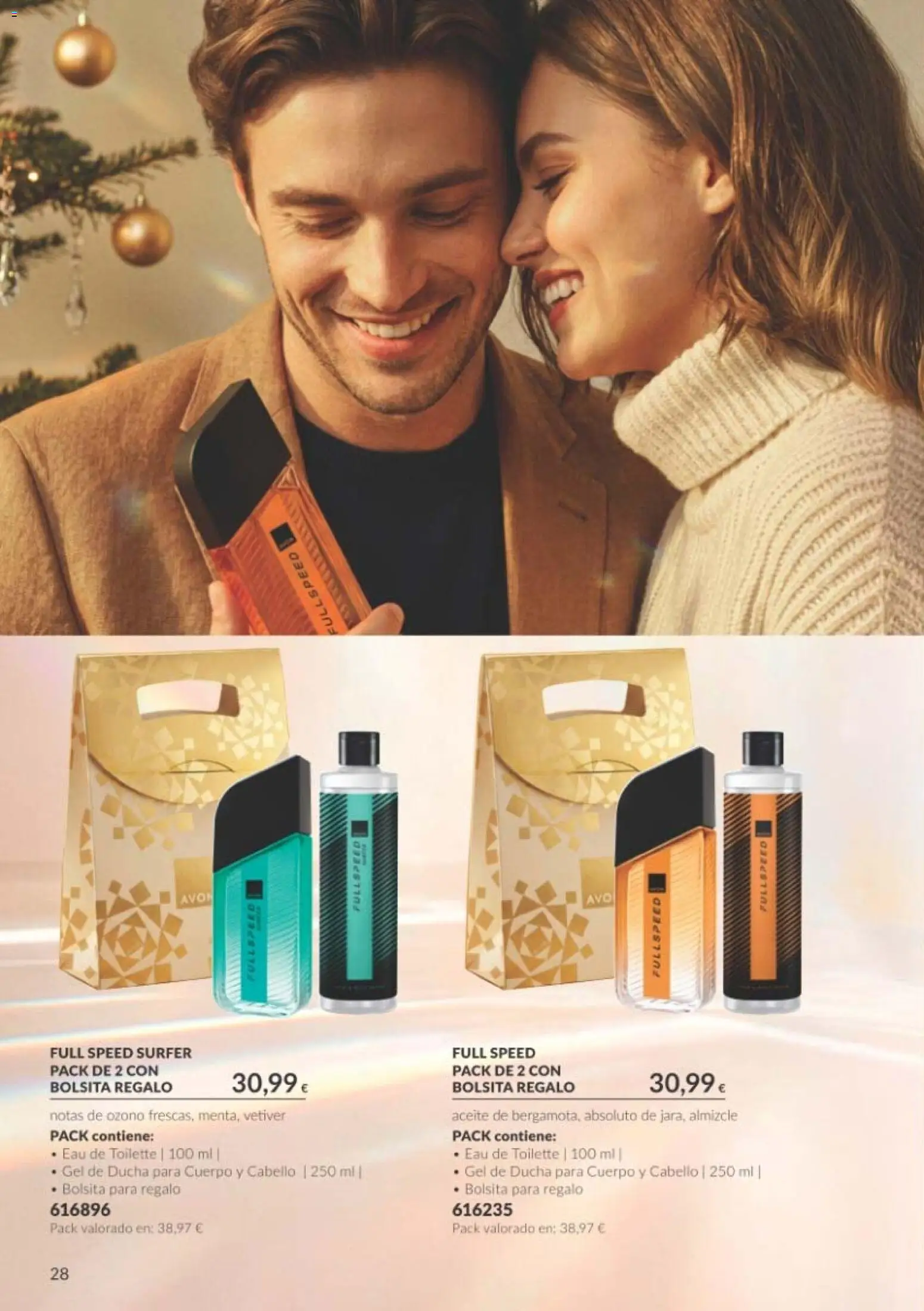 Catálogo AVON Black Friday │ válido desde el 01/11/2026 | Página: 28 | Productos: Eau de toilette, Gel de ducha, Aceite, Ducha
