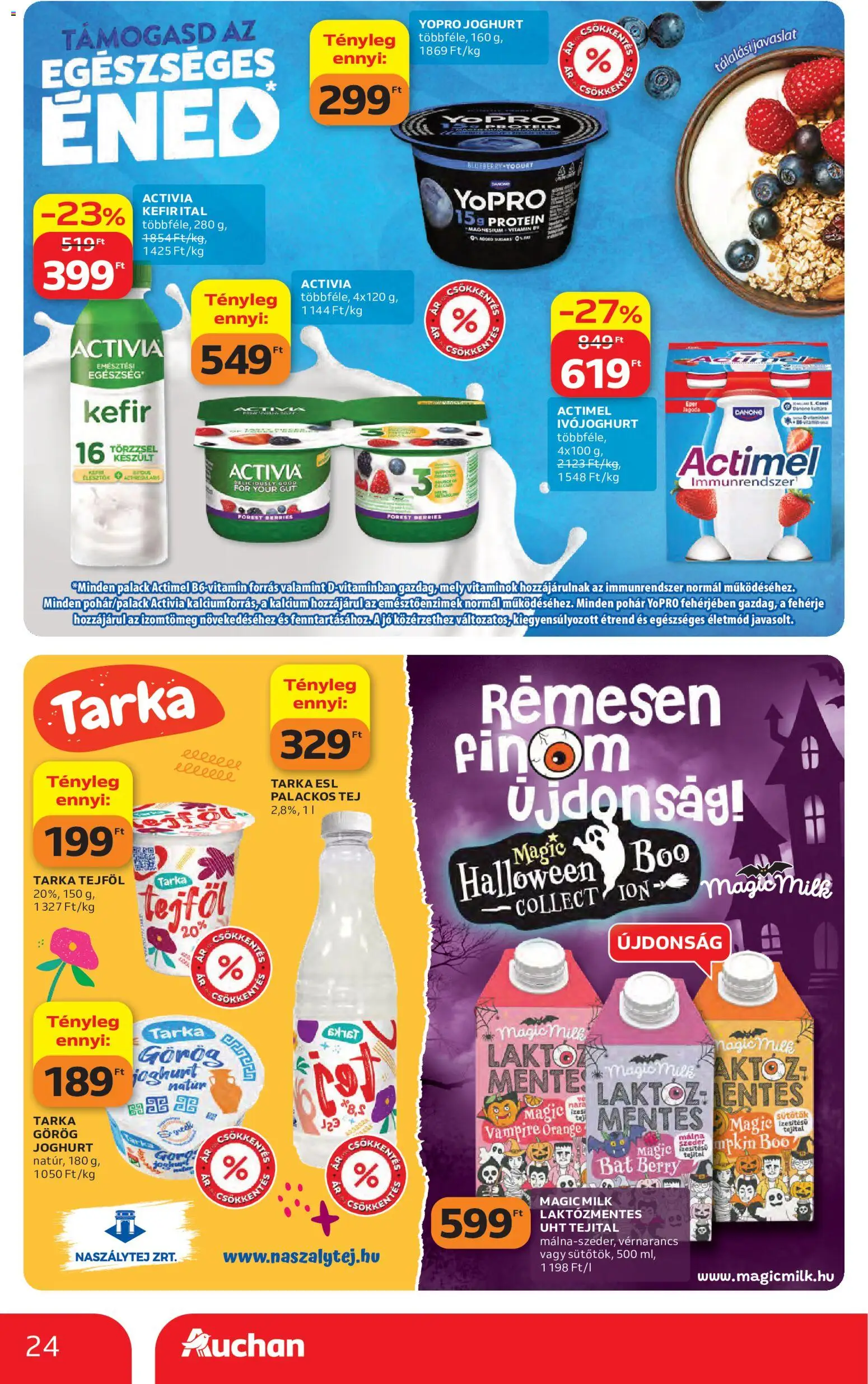 Auchan akciós ujság - amely érvényes a következő dátumtól: 2026.10.08. | Oldal: 24