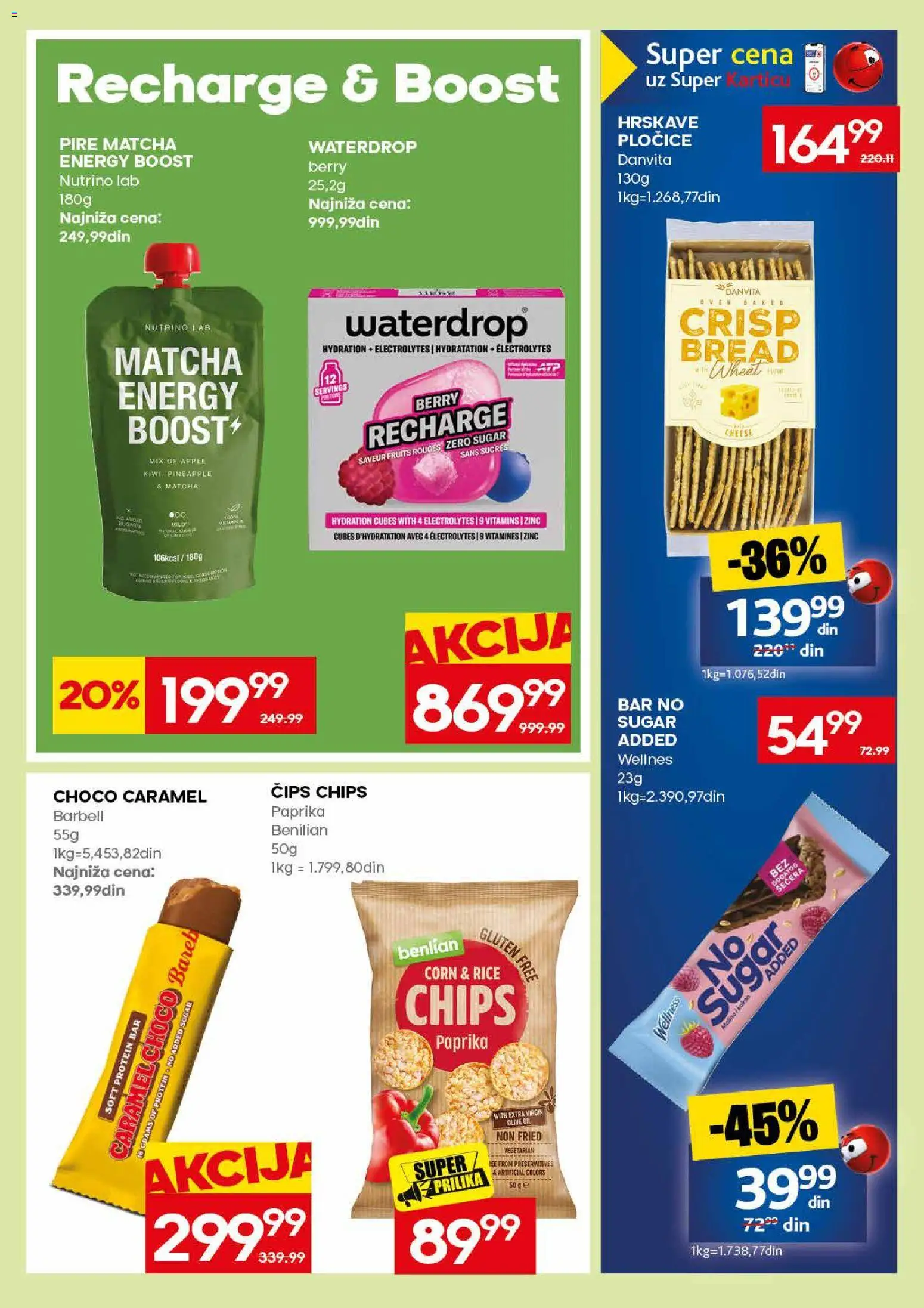 Roda katalog - važi od 17.08.2026 | Strana: 29 | Proizvode: Čips, Protein, Protein bar, Matcha