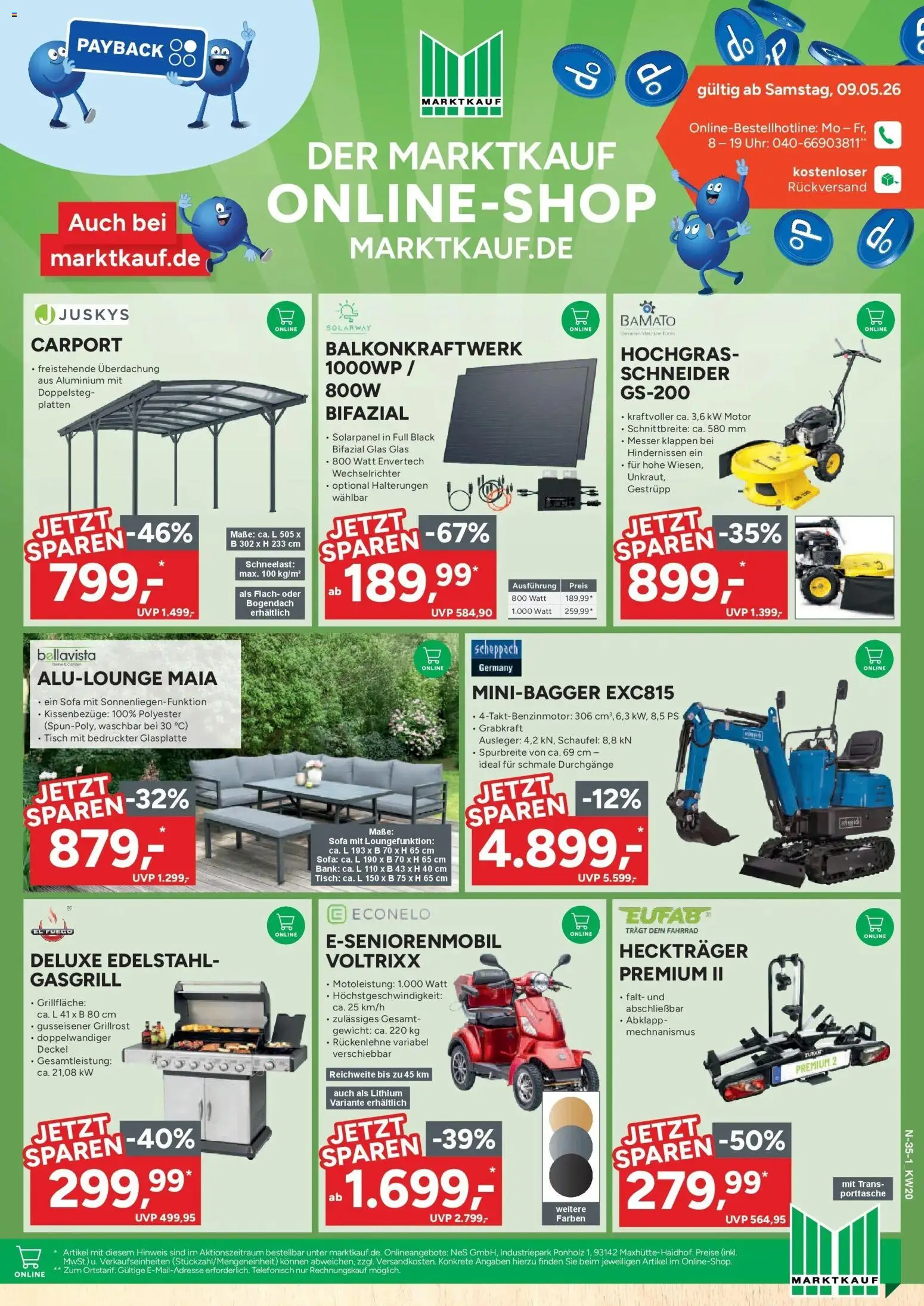 Marktkauf Prospekt Cuxhaven	 – gültig ab 10.05.2026 | Seite: 35 | Produkte: Gewicht, Sofa, Tisch, Uhr
