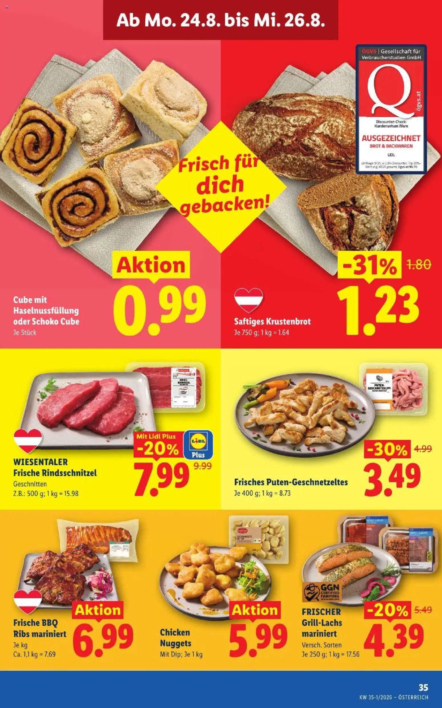 Lidl - Flugblatt gültig ab 20.08.2026 | Seite: 42 | Produkte: Grill, Brot