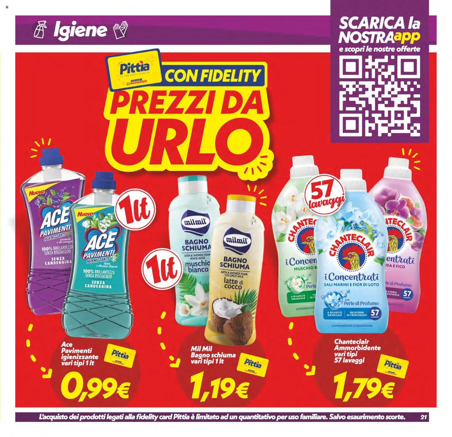 Volantino SuperConveniente del 29.05.2026 | Pagina: 21 | Prodotti: Latte, Cocco, Lavanda, Profumo