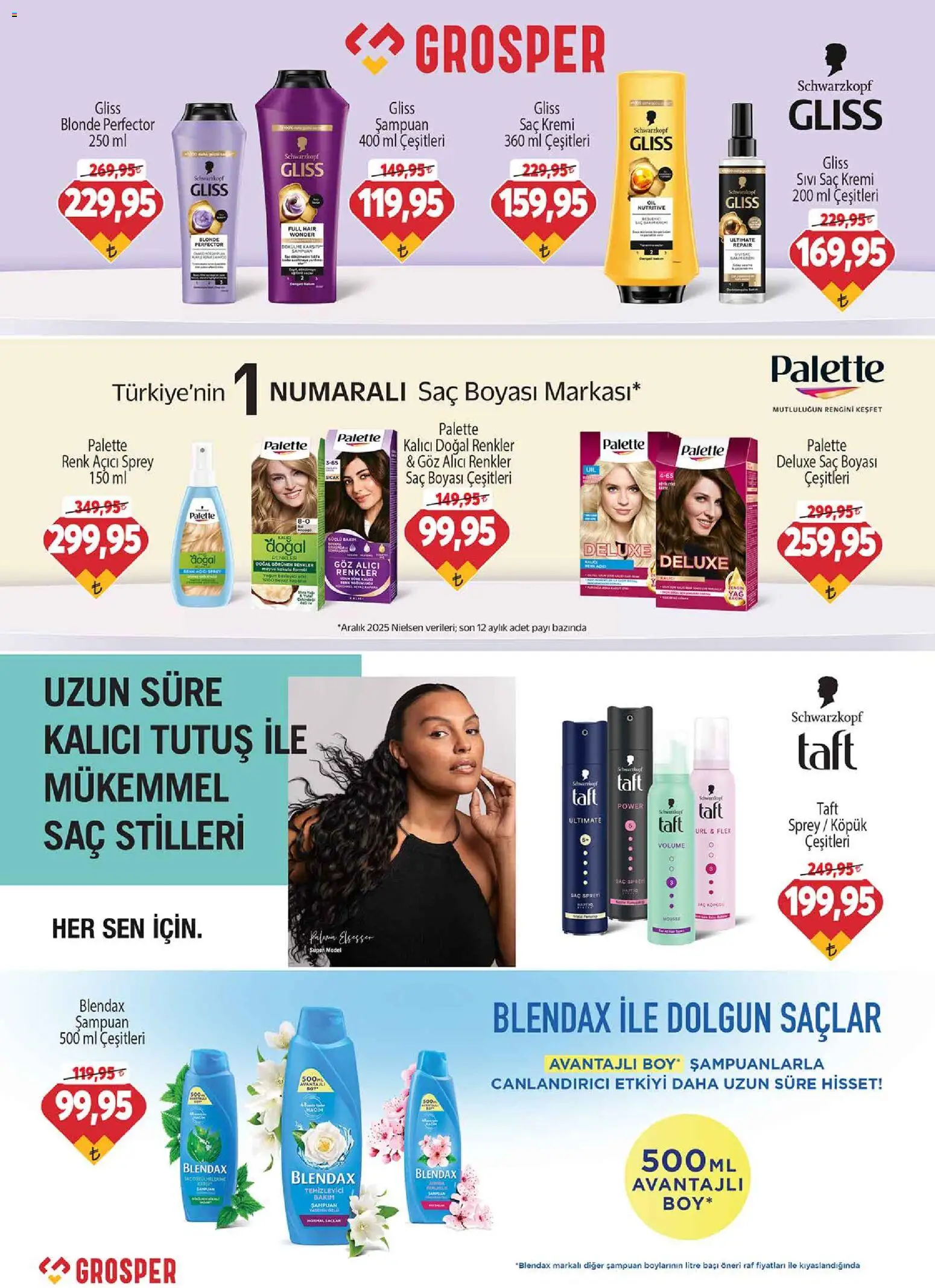 Grosper Katalog Bahar Temizliği - 20.05.2026 tarihinden itibaren geçerlidir | Sayfa: 4 | Ürünler: Raf, Şampuan, Saç Kremi