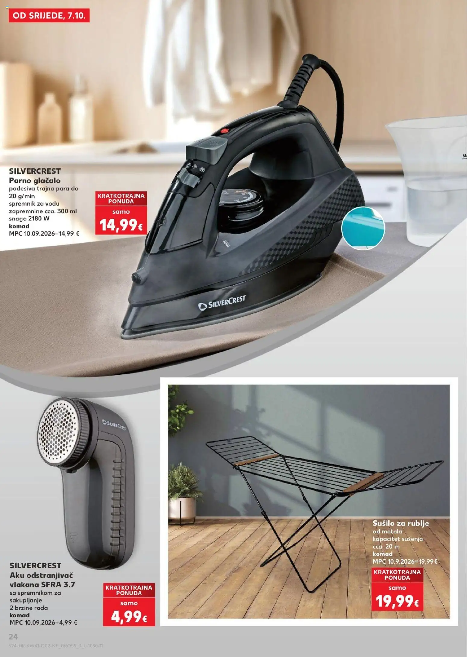 Kaufland katalog | vrijedi od 07.10.2026 | Stranica: 24 | Proizvodi: Sušilo za rublje