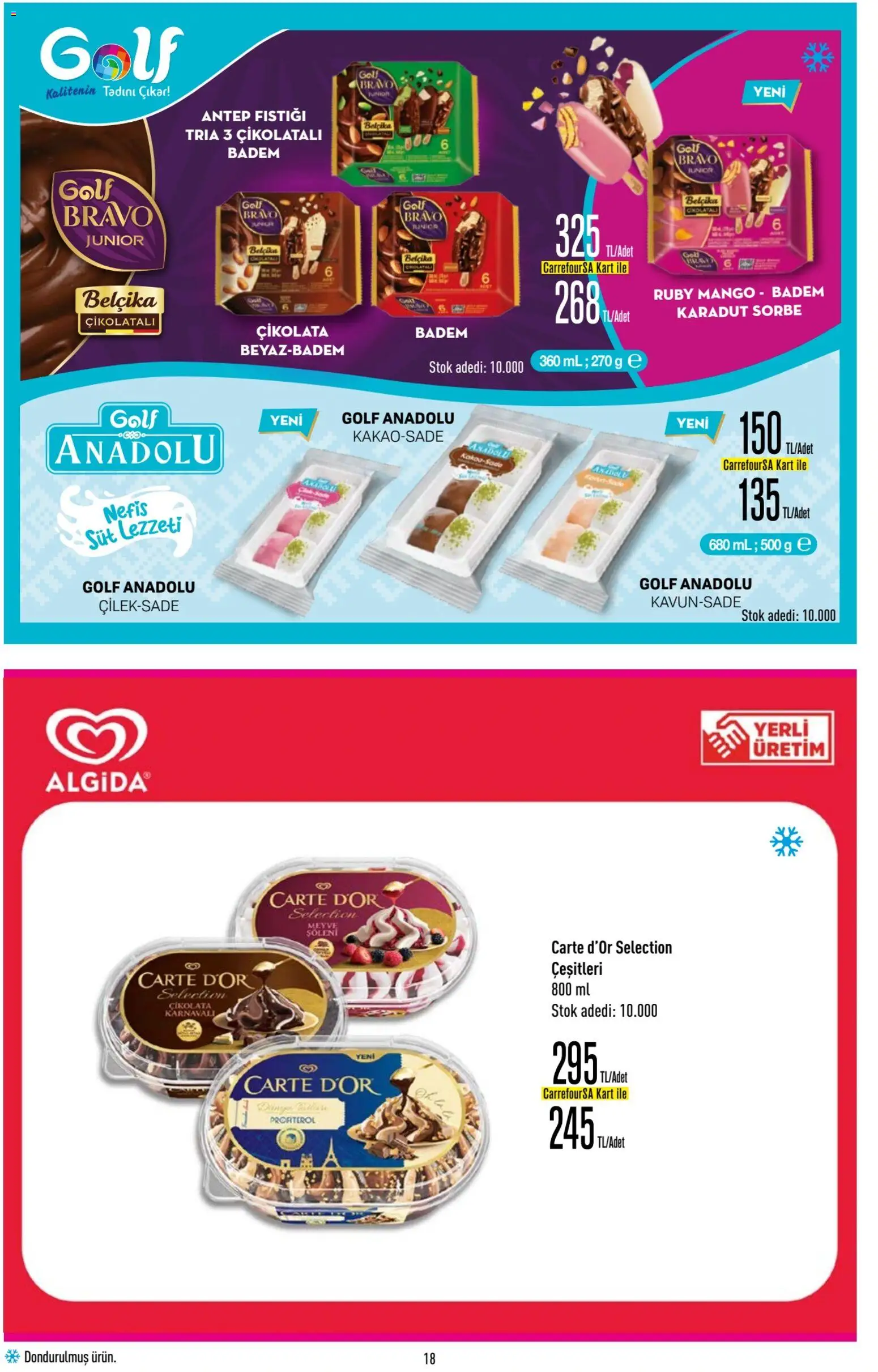 CarrefourSA Katalog - 01.06.2026 tarihinden itibaren geçerlidir | Sayfa: 18 | Ürünler: Süt, Badem, Meyve, Mango