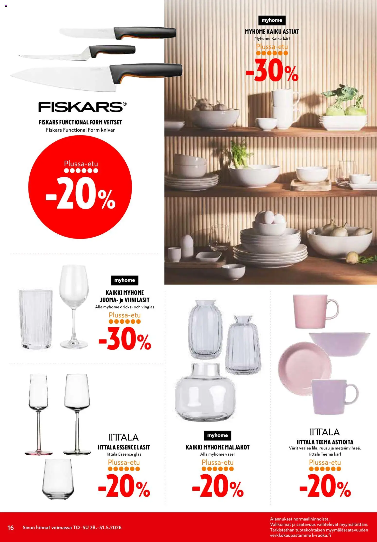 K-Citymarket tarjoukset – voimassa 28.05.2026 alkaen | Sivu: 16