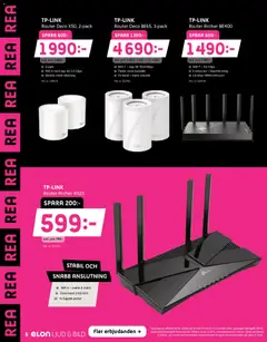 Elon erbjudanden - Förhandsvisning av reklamblad från butik Elon aktuell från 13/07/2026 | Sida: 14 | Produkter: Router, Wifi
