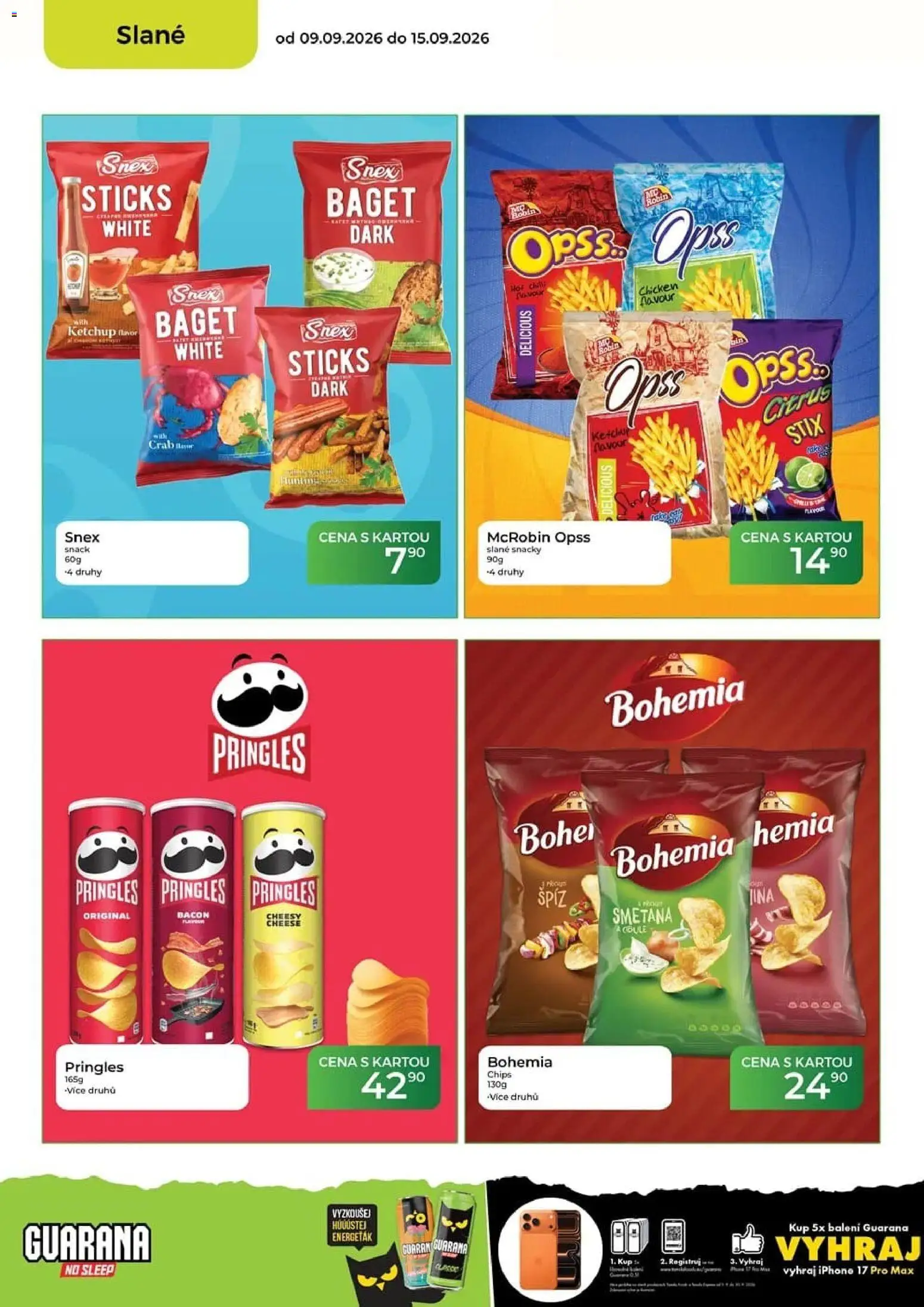 Tamda Foods leták od 16.09.2026 | Strana: 36 | Produkty: Špíz, Pringles, Iphone, Snacky