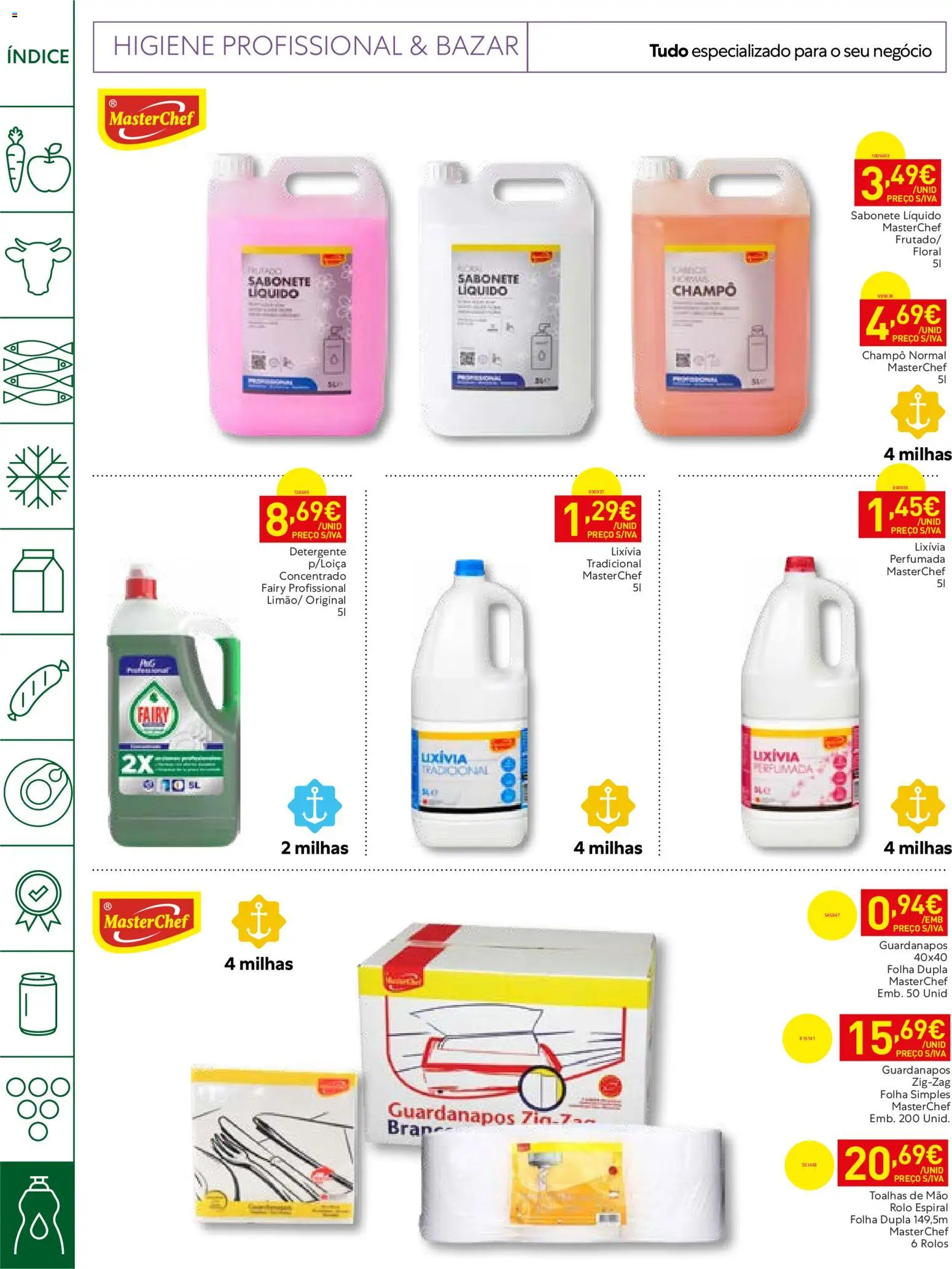 Recheio folheto Horeca │ válido de 06/10/2026 | Página: 30 | Produtos: Guardanapos, Sabonete líquido, Detergente, Sabonete