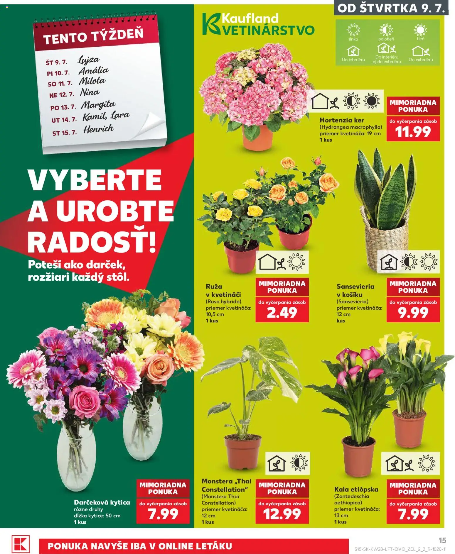 Nové Kaufland akcie – leták je platný od 09.07.2026 | Strana: 15