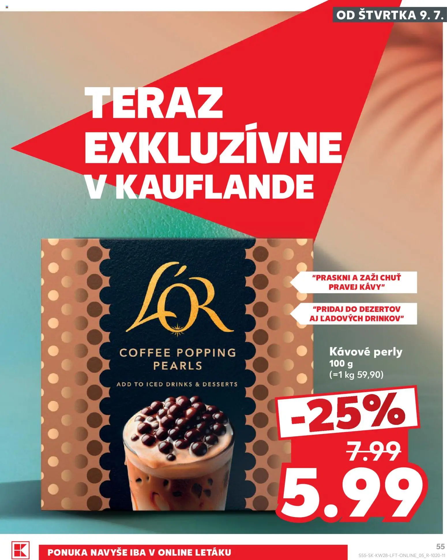 Nové Kaufland akcie – leták je platný od 09.07.2026 | Strana: 55