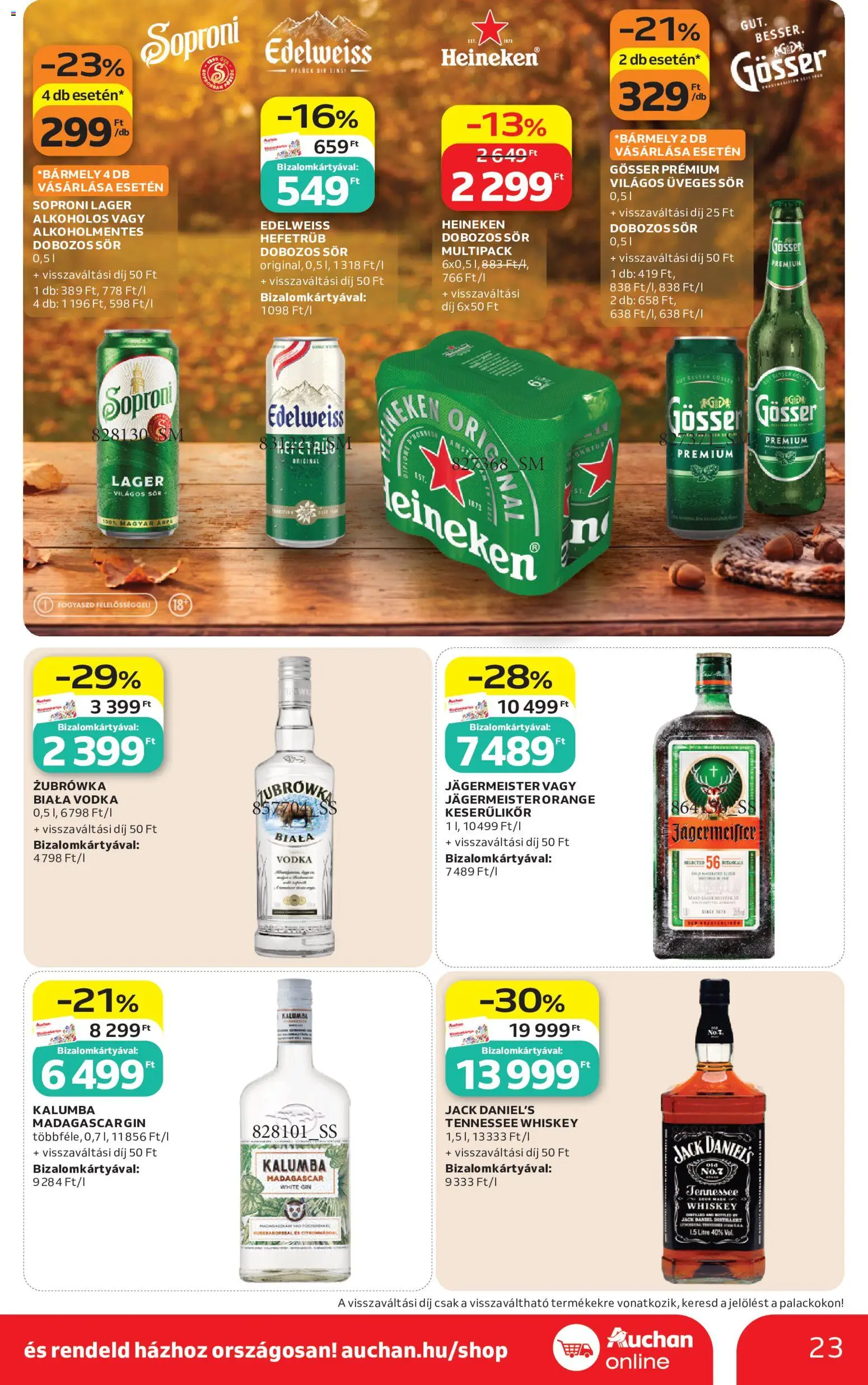 Auchan akciós ujság - amely érvényes a következő dátumtól: 2026.09.24. | Oldal: 23