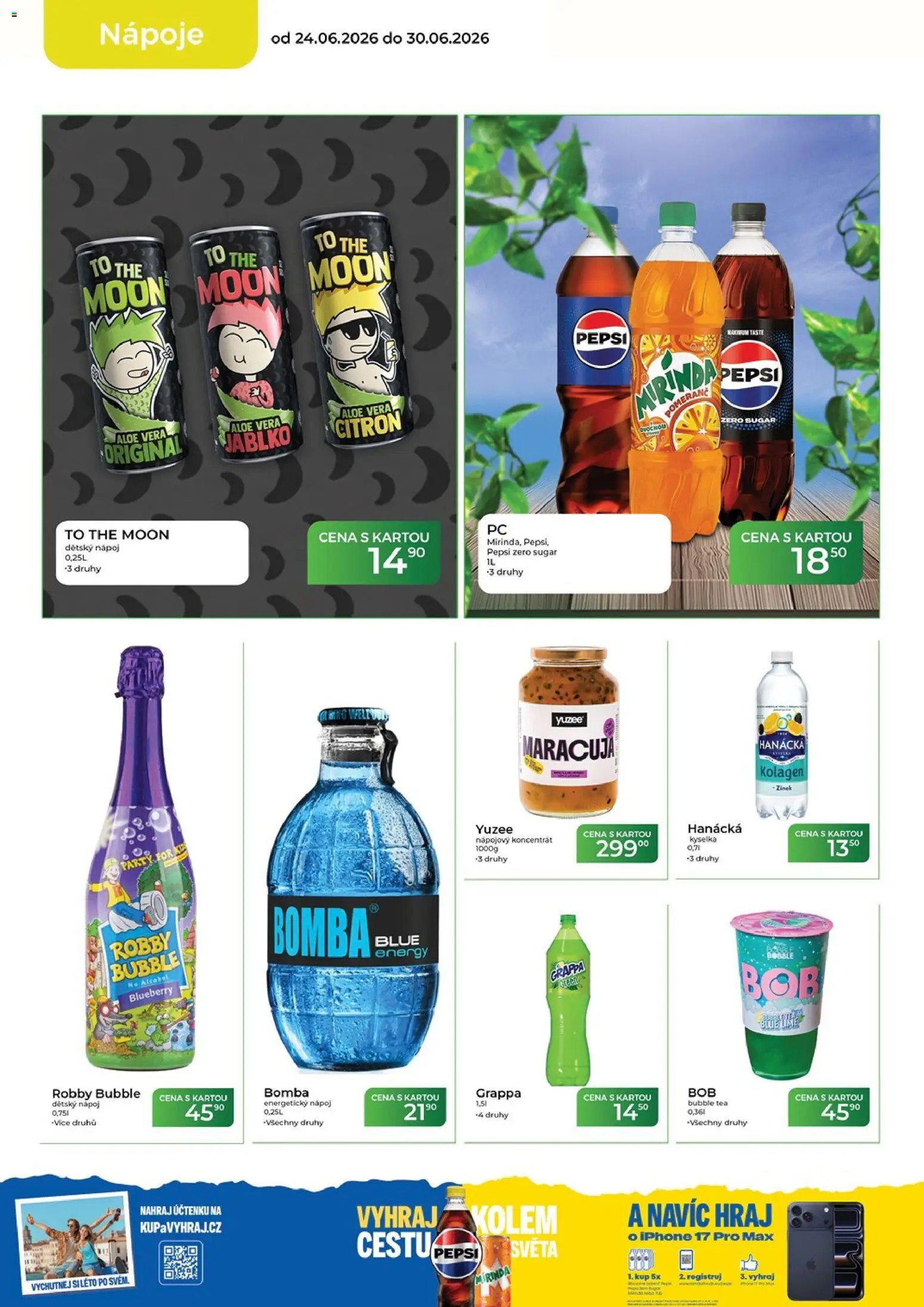 Tamda Foods leták od 24.06.2026 | Strana: 10 | Produkty: Energetický nápoj, Mirinda, Citron, Aloe vera