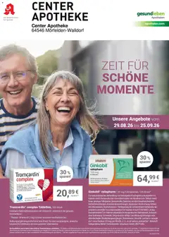 Angebote - Ihre Apotheke vor Ort: Jetzt alle Angebote auch online entdecken! ab 29.08.2026 gültig