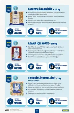 30 Eylül 2026 tarihinden itibaren geçerli olan Metro kataloğu önizlemesi | Sayfa: 11 | Ürünler: Patates, Sebze, Hazır garnitür
