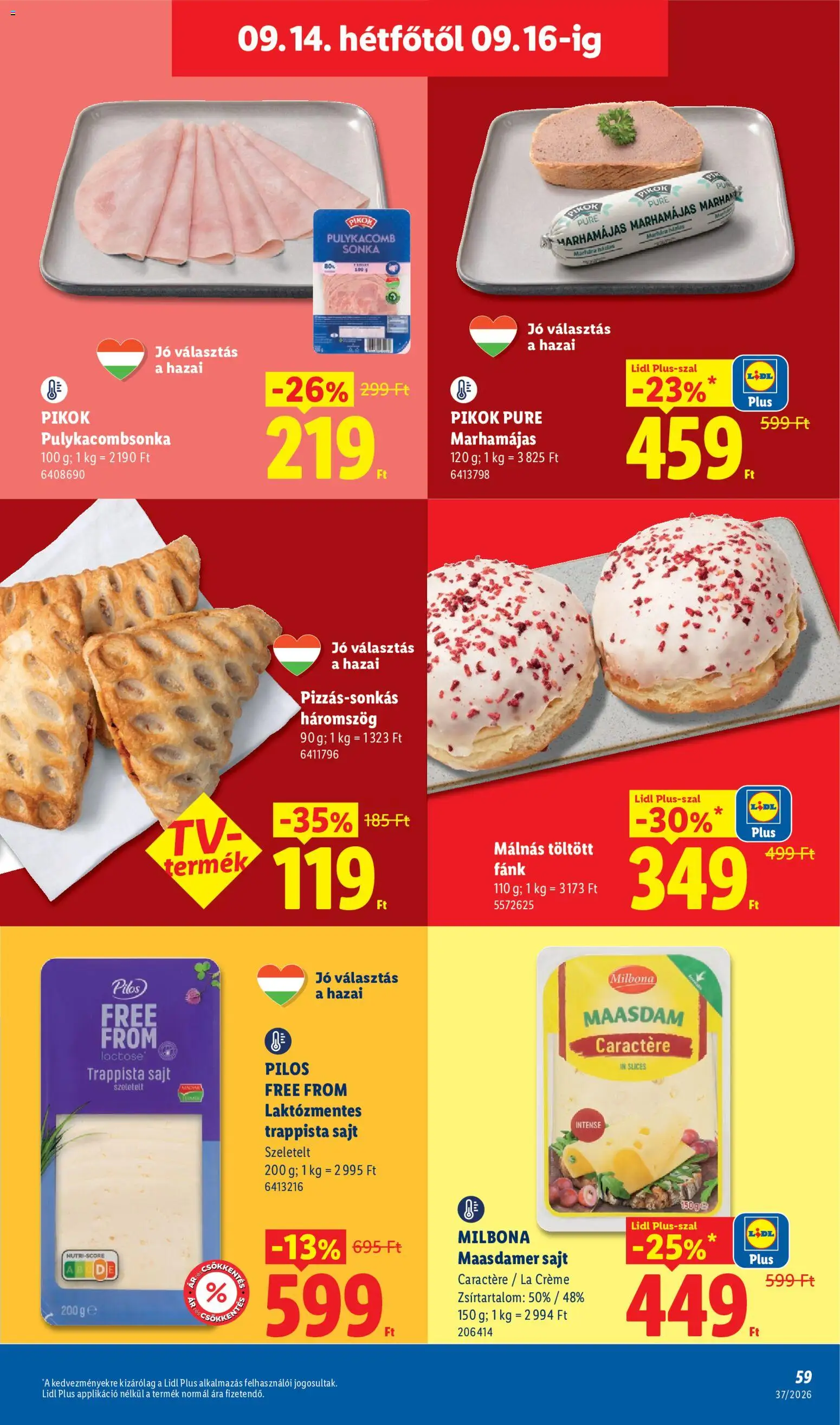 Lidl akciós ujság - amely érvényes a következő dátumtól: 2026.09.10. | Oldal: 59