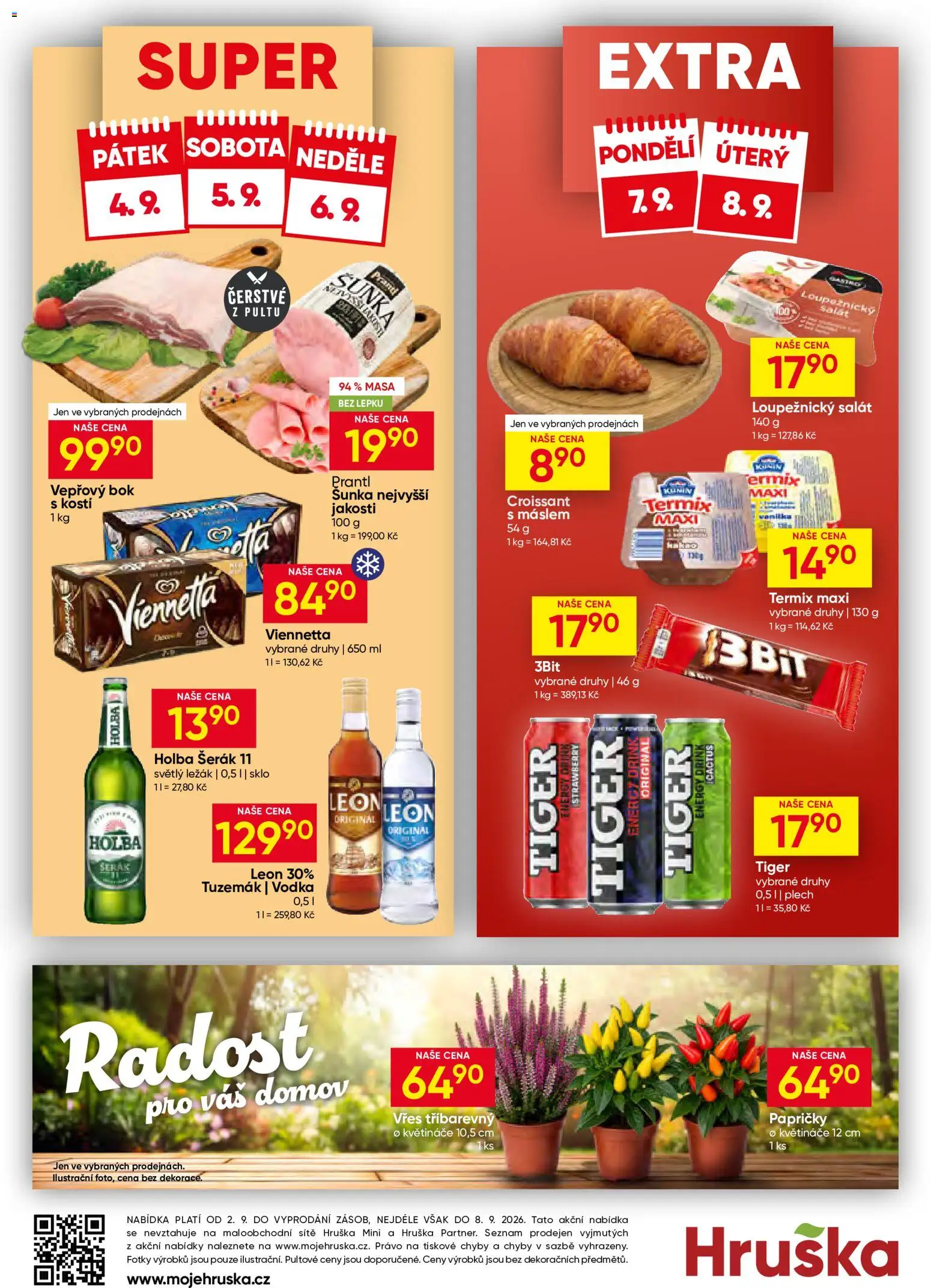 Hruška leták od 02.09.2026 | Strana: 12 | Produkty: Vodka, Salát, Croissant, Energy drink