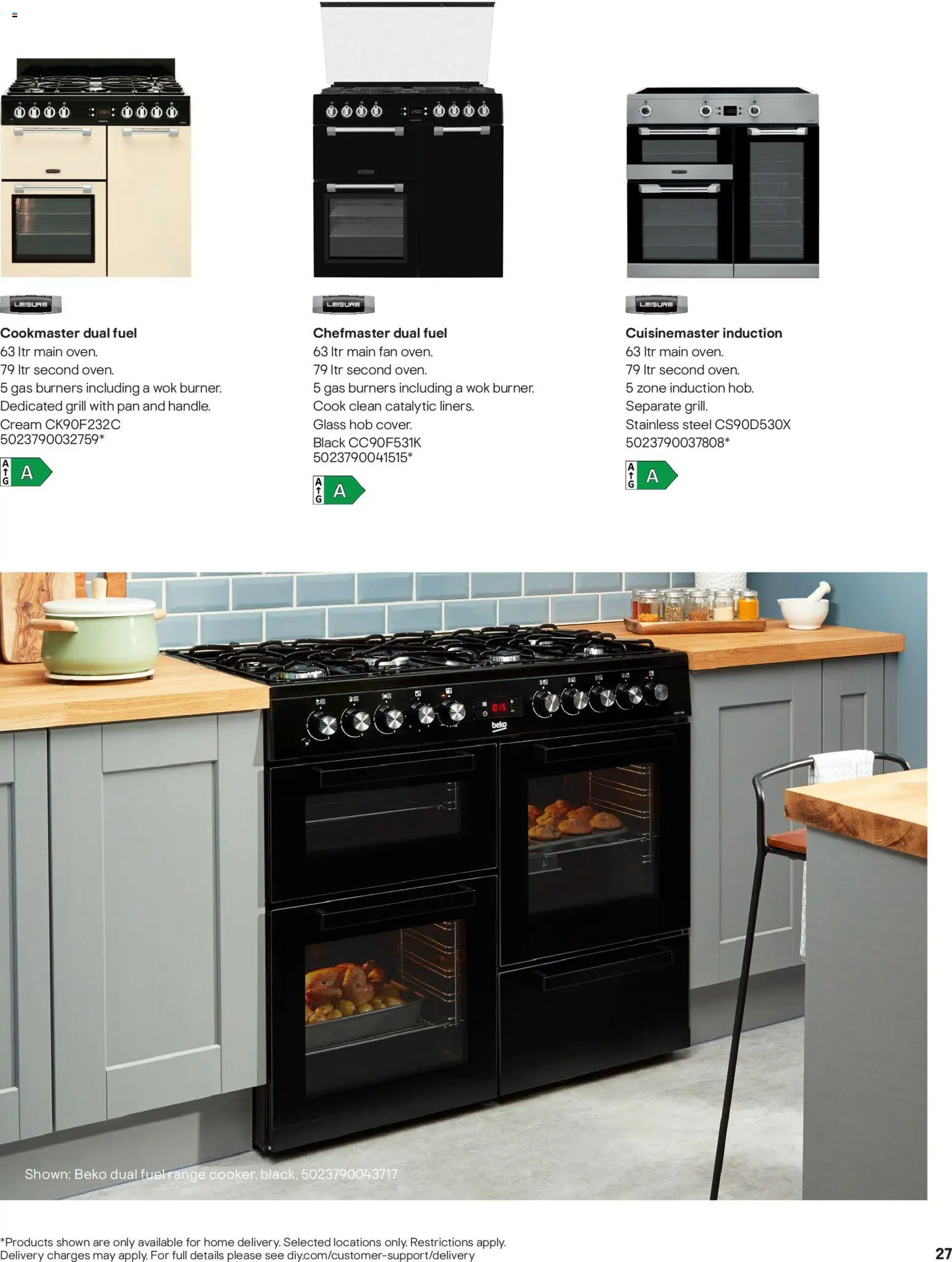 {H1} | Page: 27 | Products: Cream, Hob, Grill, Fan