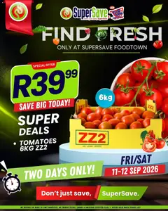 Super Save specials catalogue – valid from 11/09/2026