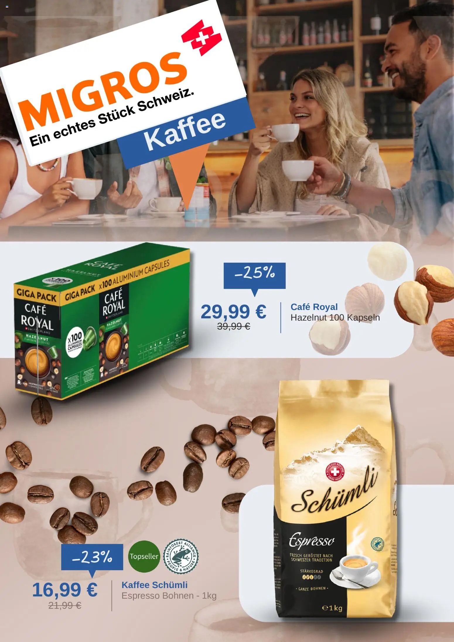 Migros Prospekt – gültig ab 14.07.2026 | Seite: 2 | Produkte: Kaffee