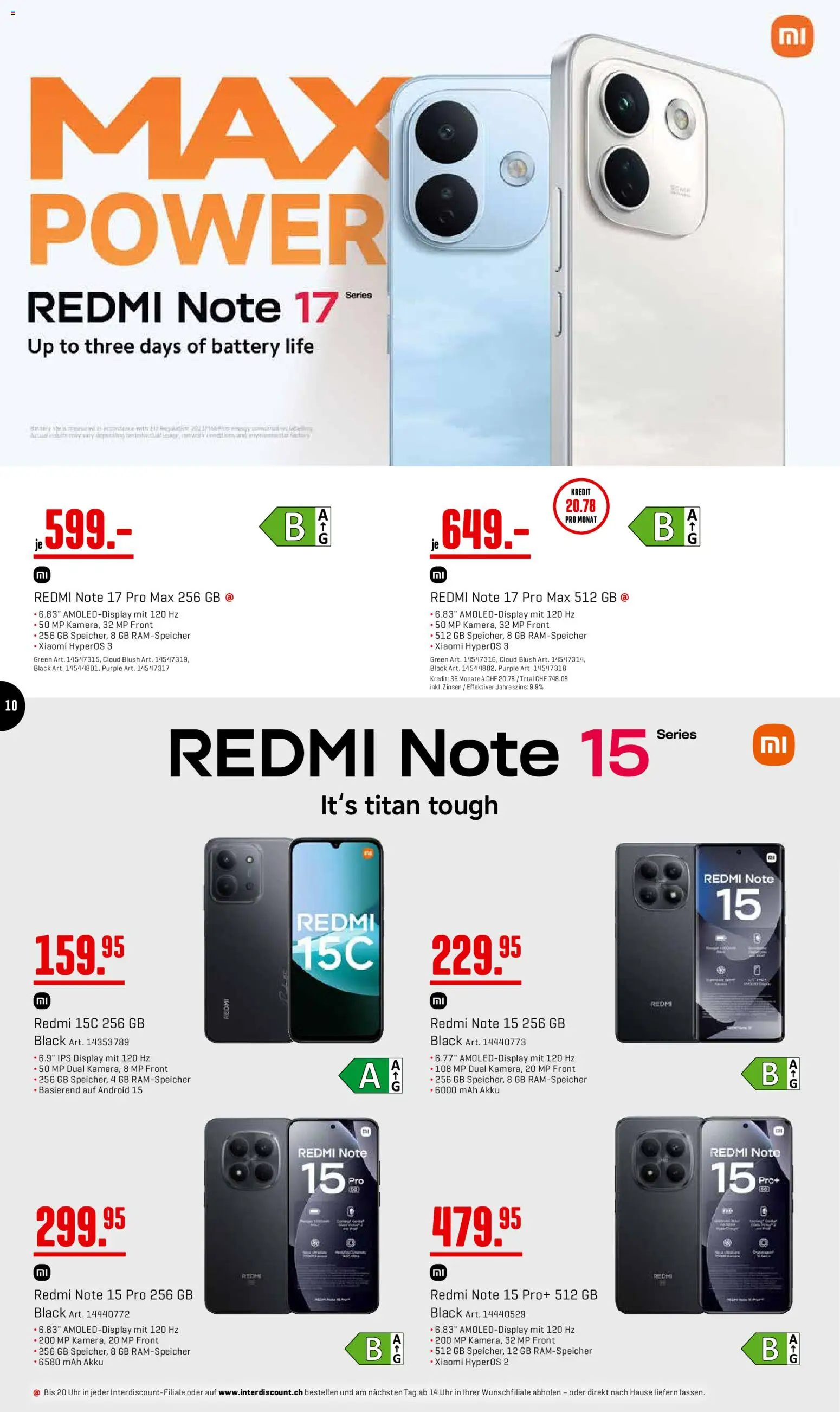 Interdiscount aktionen – gültig ab 21.09.2026 | Seite: 10 | Produkte: Blush, Uhr, Xiaomi