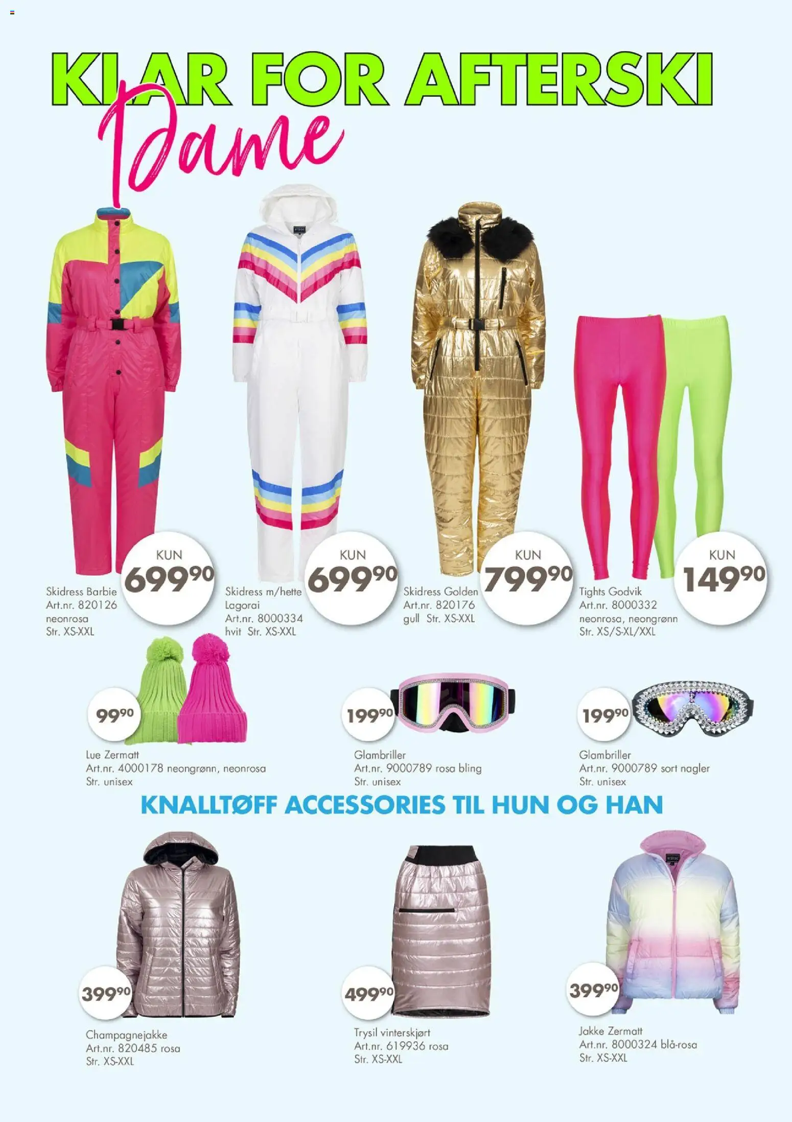 {H1} | Side: 12 | Produkter: Jakke, Lue, Tights