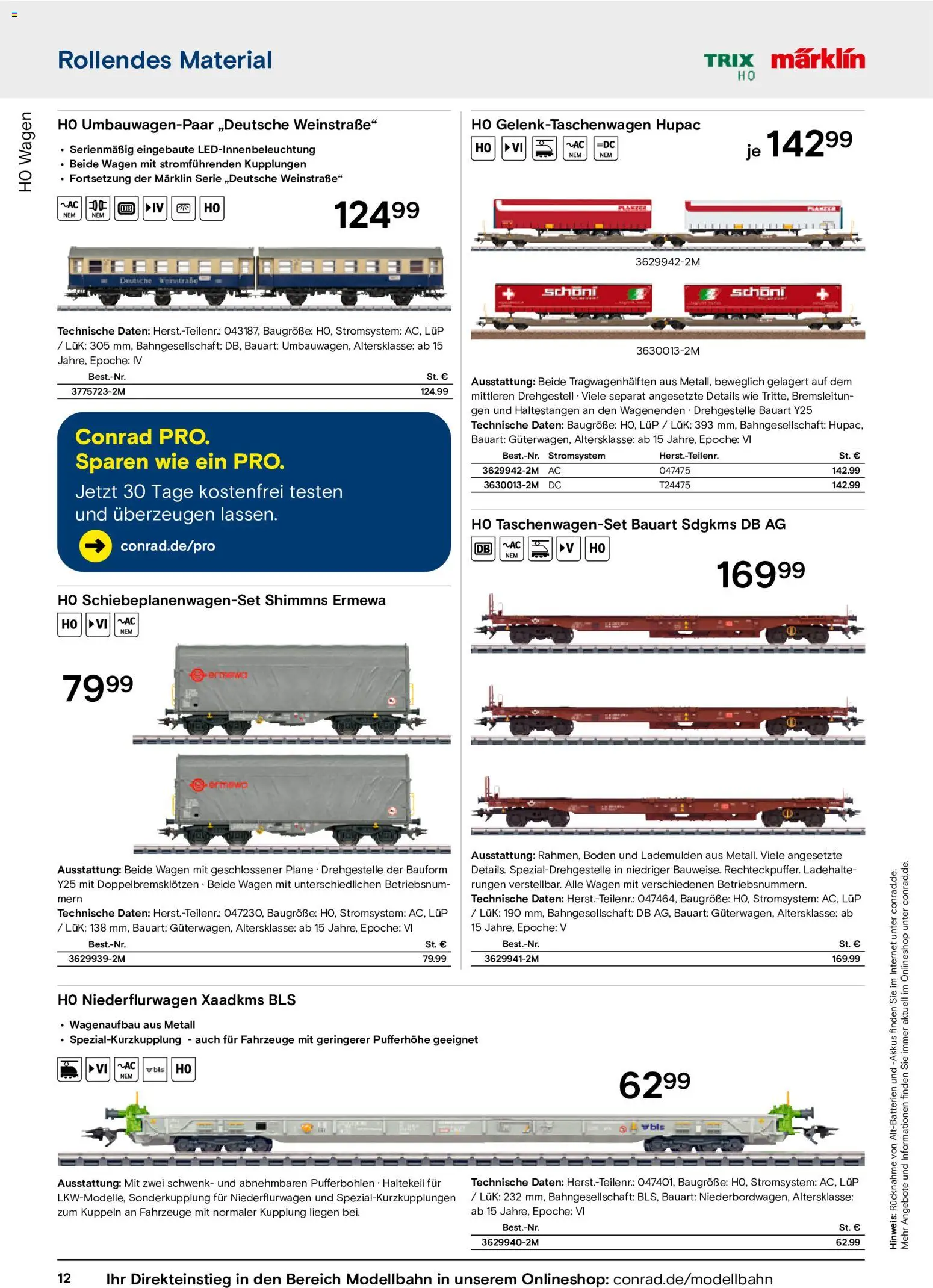 Conrad Modellbahn Katalog – gültig ab 07.09.2026 | Seite: 16