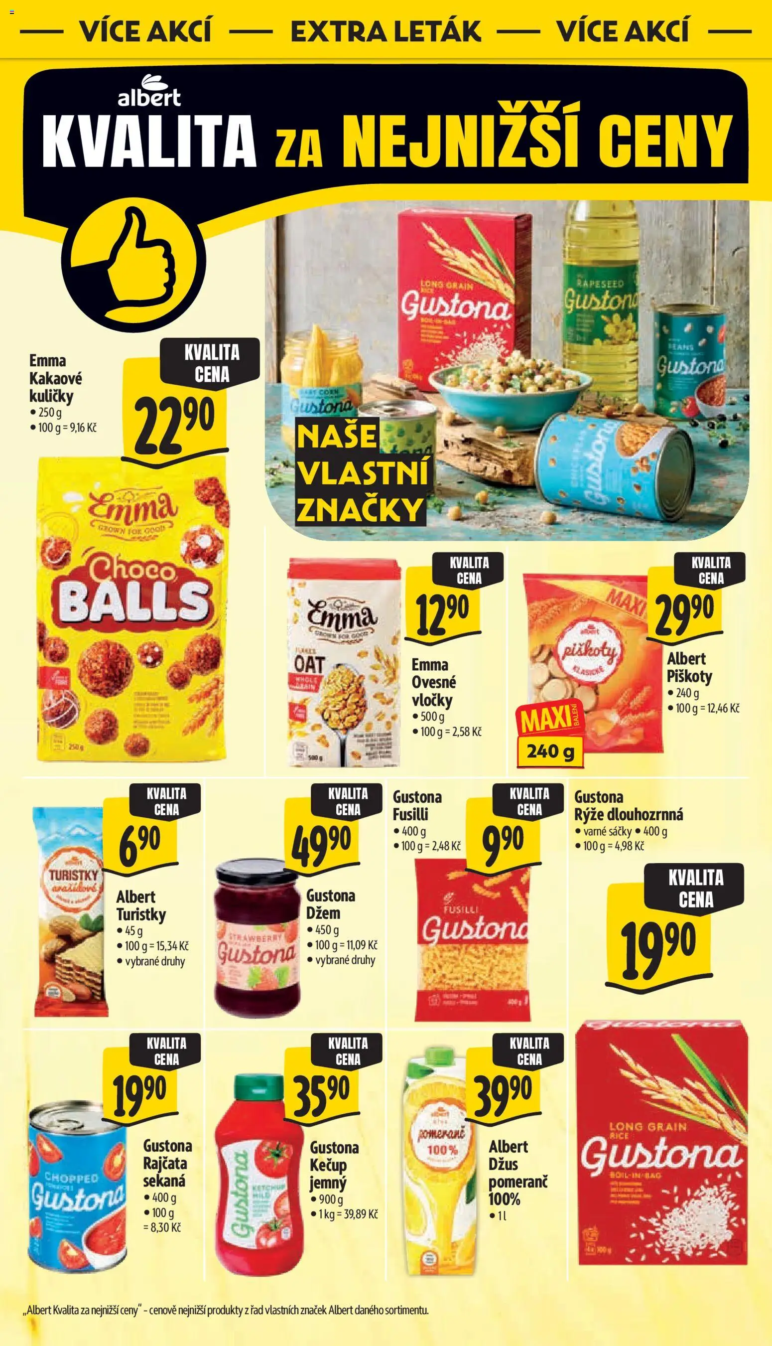 Albert leták - Hypermarket - Znojmo od 07.10.2026 | Strana: 33 | Produkty: Džem, Džus, Rajčata, Ovesné vločky