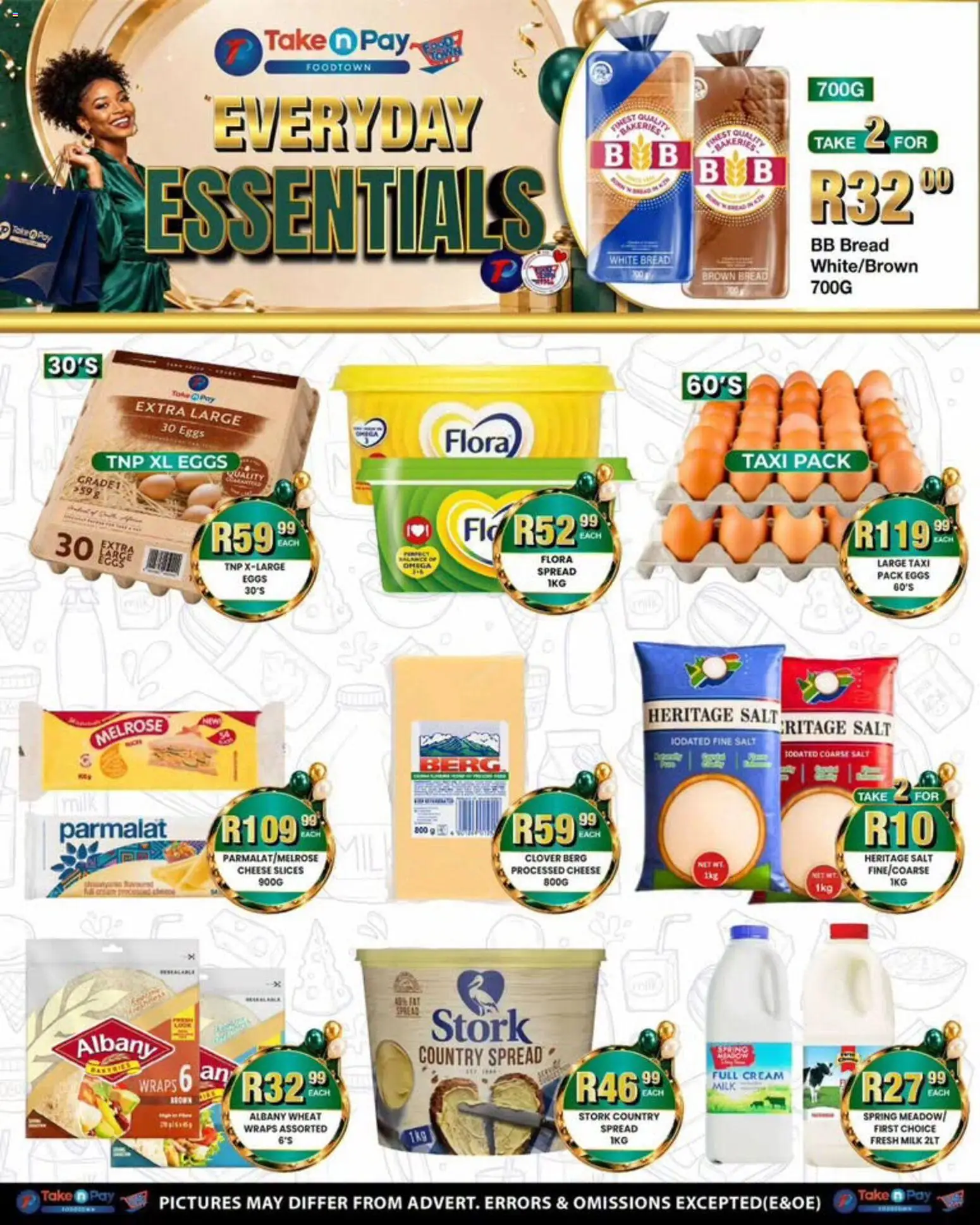 New Take n Pay catalogue – valid from 31/08/2026 | Page: 4 | Products: Spread, Cheese, Cream, Salt