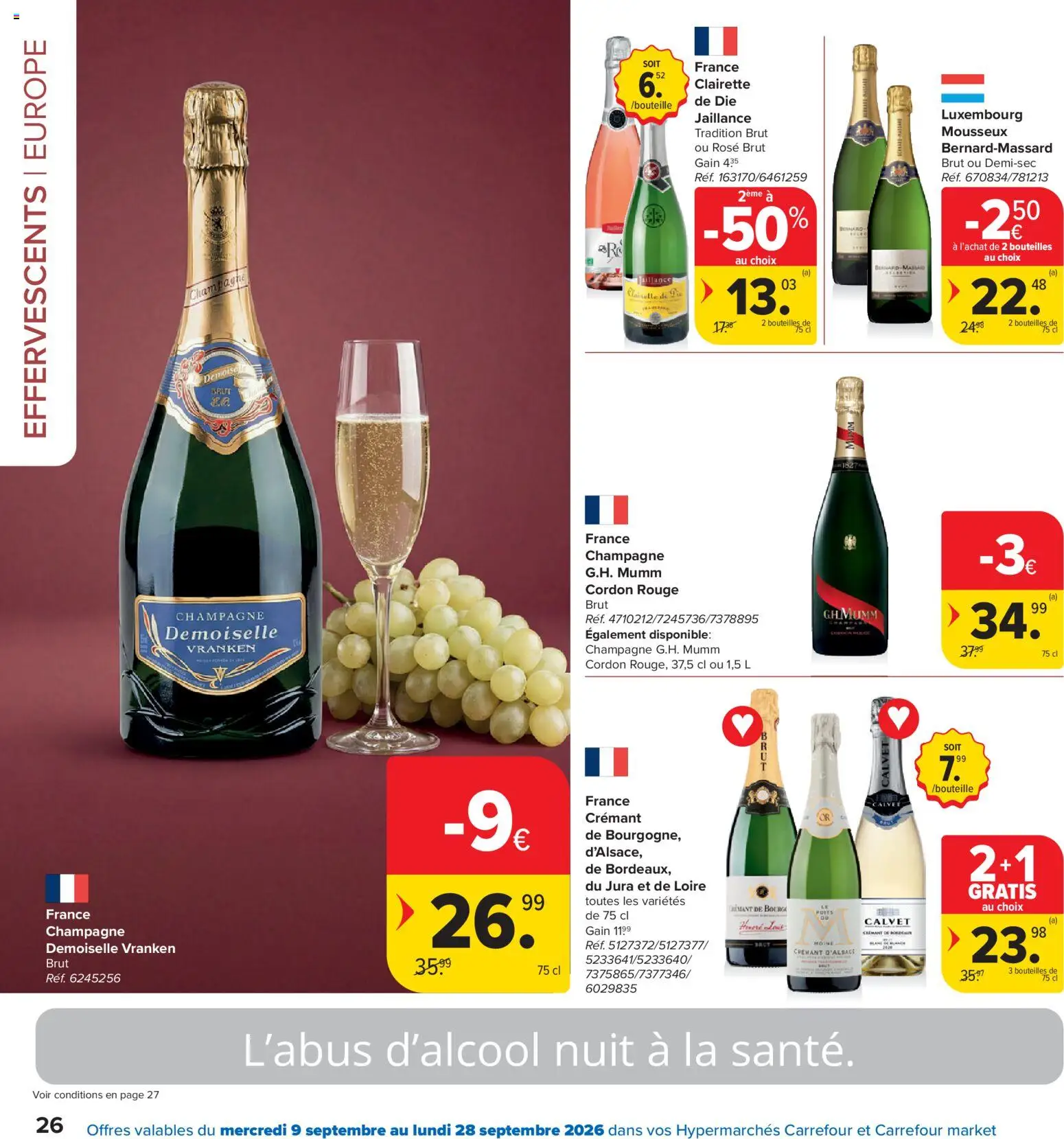 {H1} | Pagina: 26 | Producten: La, Champagne