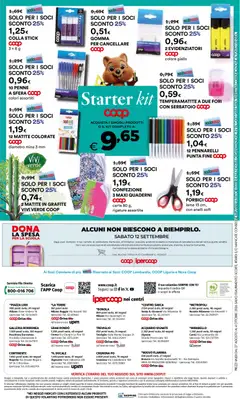 Anteprima del volantino Ipercoop volantino Scuola Lombardia valido a partire dal 27/08/2026 | Pagina: 20 | Prodotti: Crema, Tè, Carrello, Data