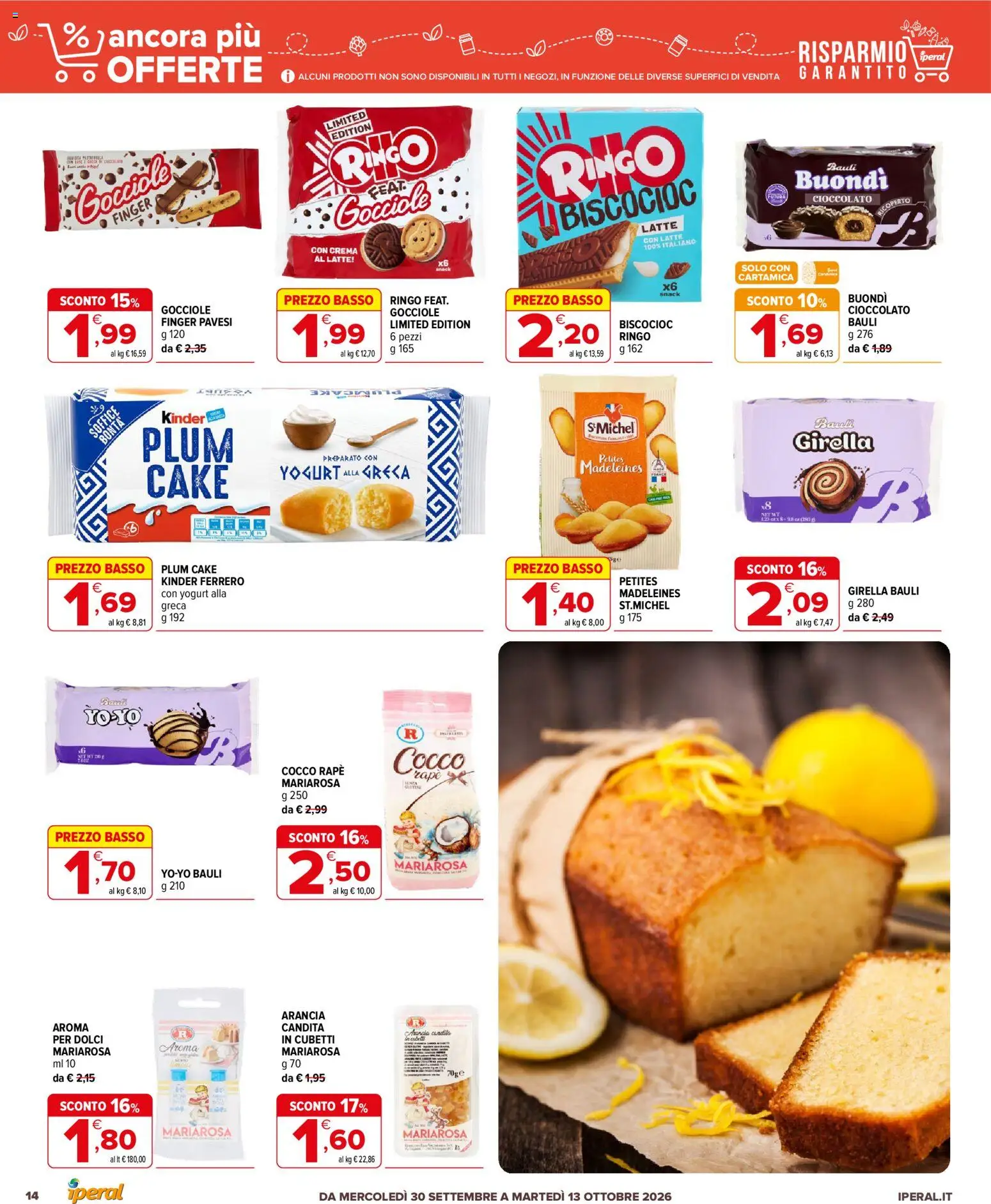 Volantino Iperal del 30/09/2026 | Pagina: 14