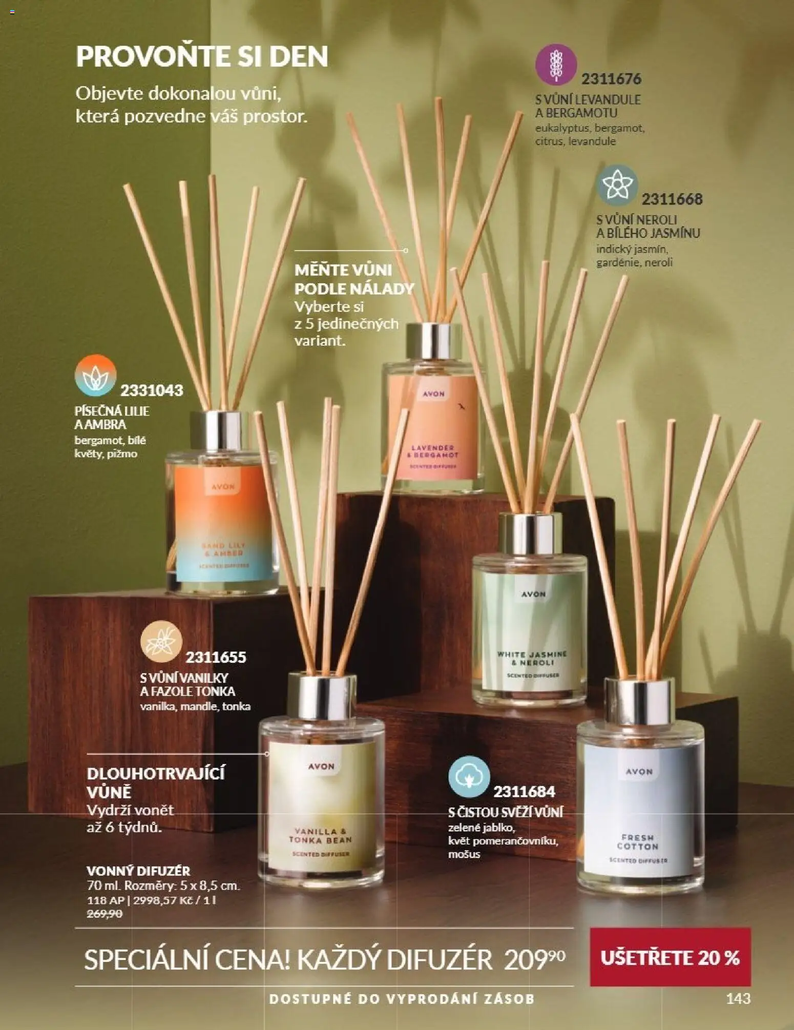 Avon Katalog 09/2026 od 01.09.2026 | Strana: 143 | Produkty: Difuzér, Fazole