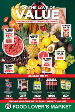 Food Lover's Market specials catalogue – valid from 23.04.2026