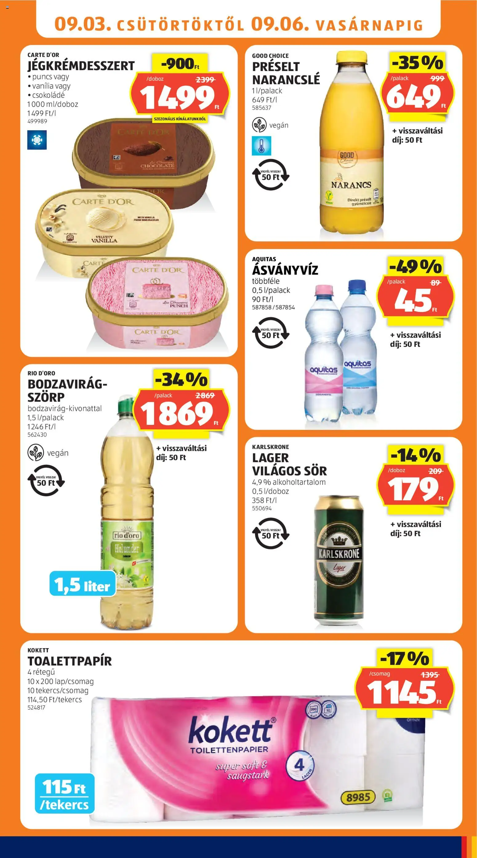 Aldi akciós ujság - amely érvényes a következő dátumtól: 2026.09.03. | Oldal: 15