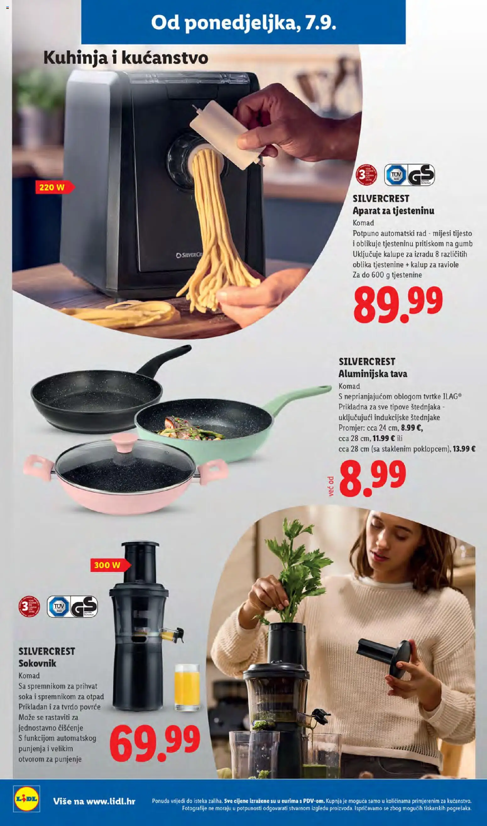 Lidl katalog | vrijedi od 07.09.2026 | Stranica: 34 | Proizvodi: Sokovnik, Tijesto, Povrće, Kuhinja