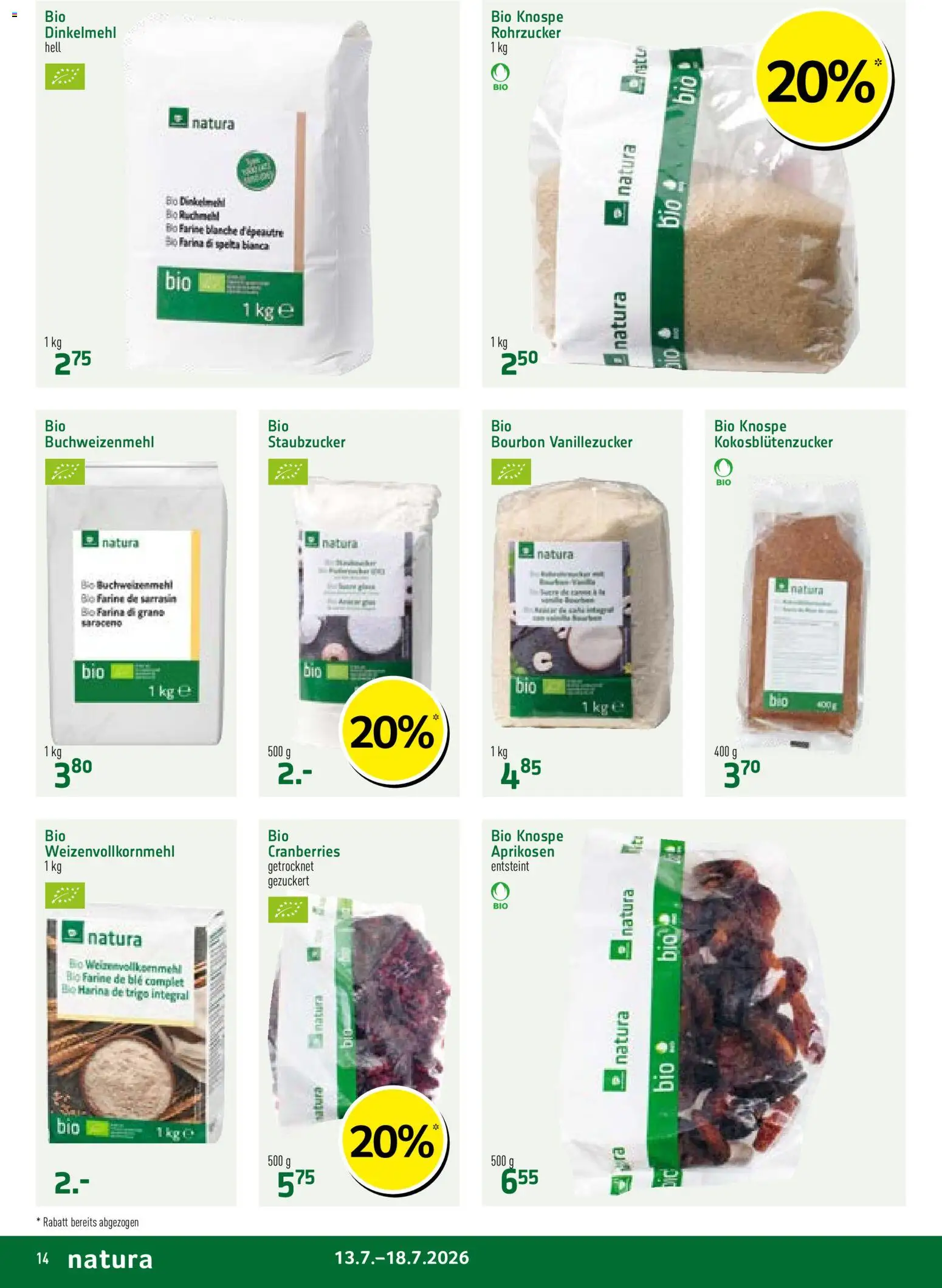 Prodega aktionen Natura – gültig ab 13.07.2026 | Seite: 14 | Produkte: Bourbon