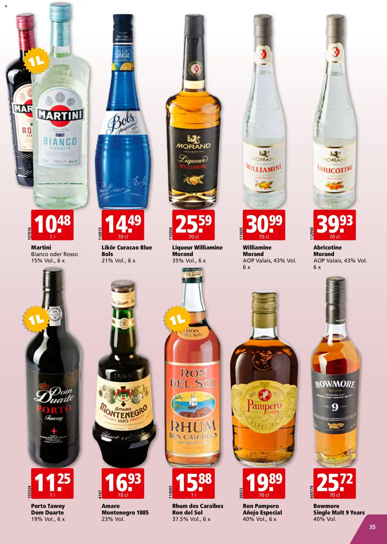 Aligro aktionen Chavannes, Matran, Genf, Sitten – gültig ab 22.06.2026 | Seite: 35 | Produkte: Likör