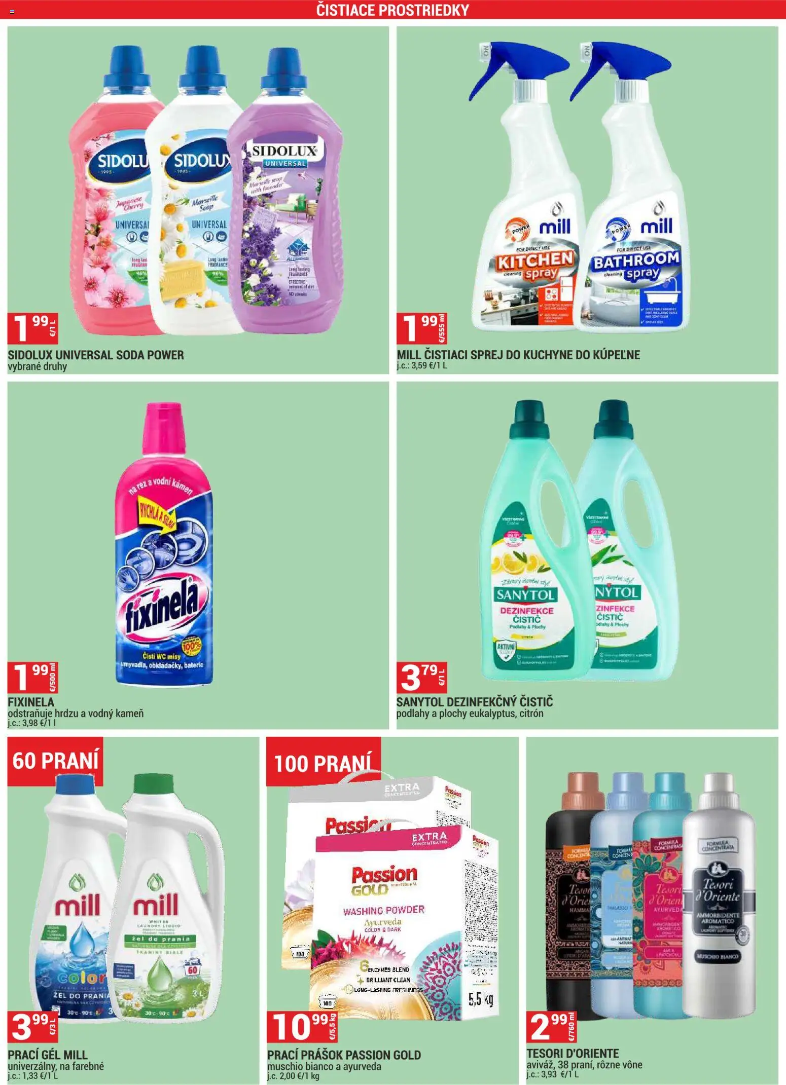 Nové Merkury Market akcie – leták je platný od 01.09.2026 | Strana: 53 | Produkty: Wc, Prací prášok, Čistiace prostriedky, Kuchyne