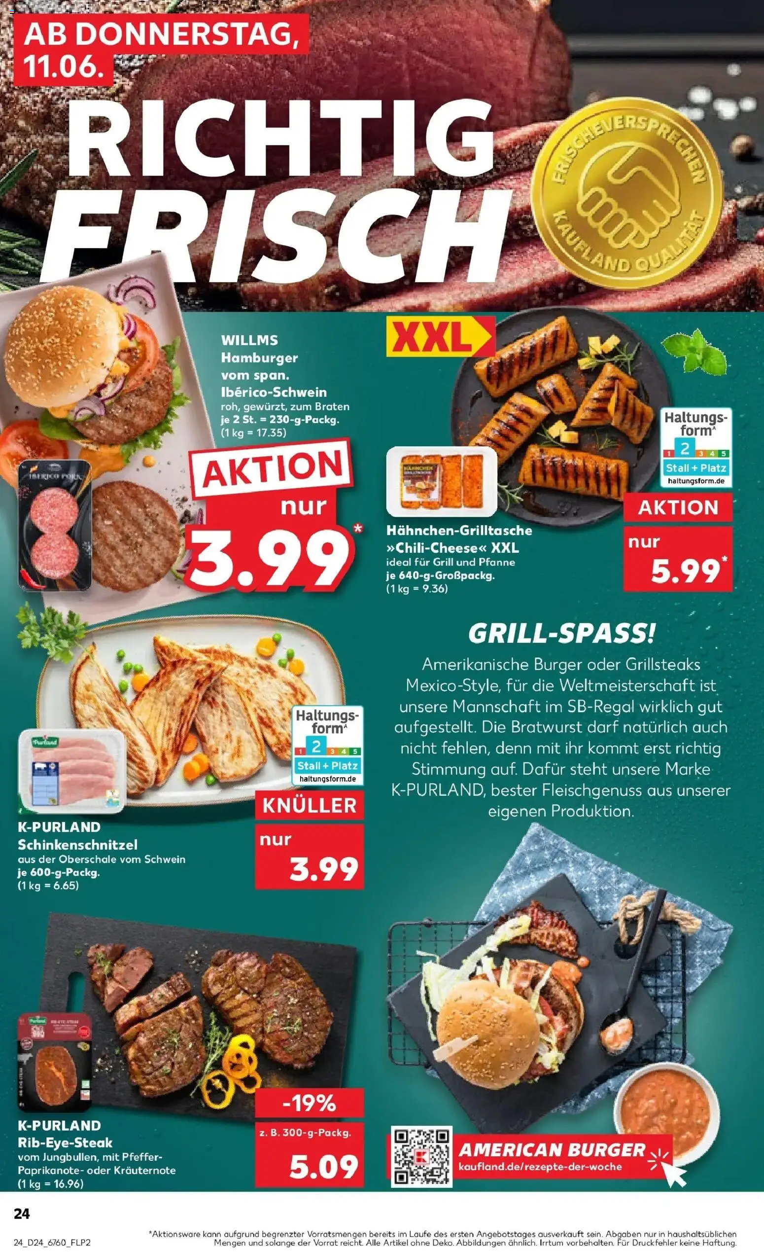 Kaufland Prospekt Lichtenfels – gültig ab 08.06.2026 | Seite: 33 | Produkte: Grill, Bratwurst, Pfeffer, Steak
