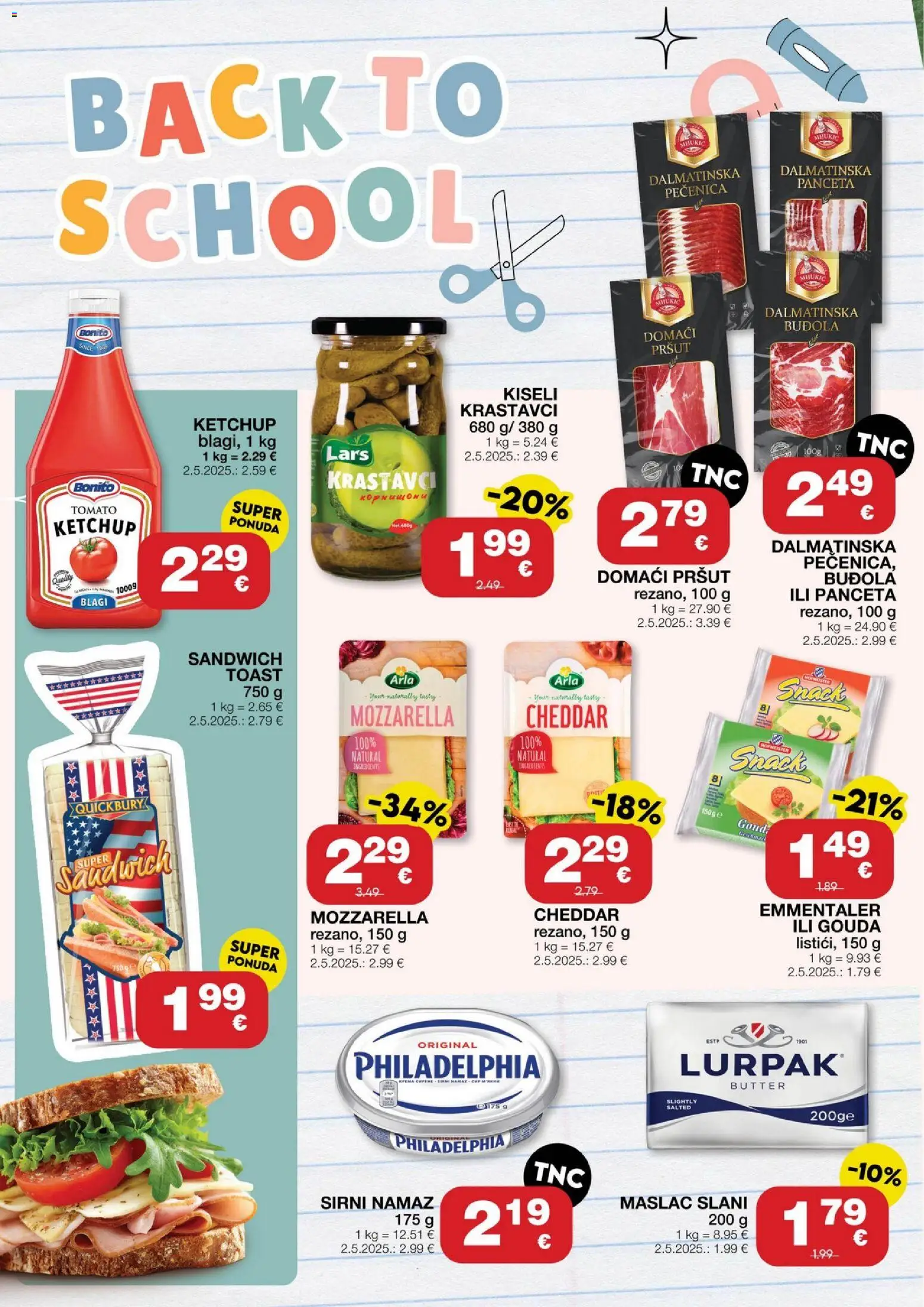 Stanić Diskont katalog | vrijedi od 03.09.2026 | Stranica: 8 | Proizvodi: Cheddar, Sandwich, Mozzarella, Buđola