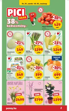 MAGYAR TV PAPRIKA, I. osztály, lédig, kg - amely érvényes a következő dátumtól: 29.04.2026 | Oldal: 2