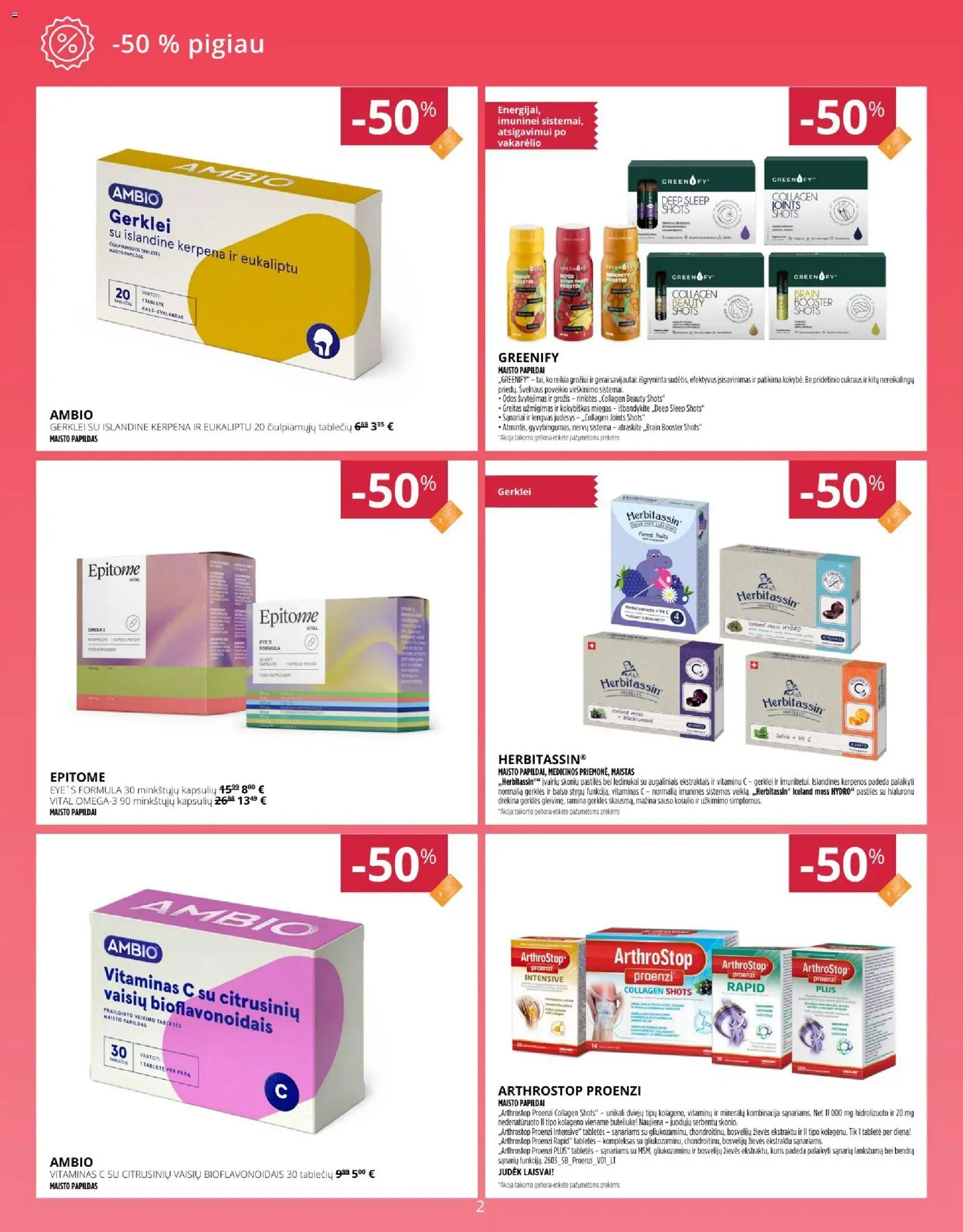 Gintarinė akcijos nuo 01.06.2026 | Puslapis: 2 | Prekių: Ledinukai